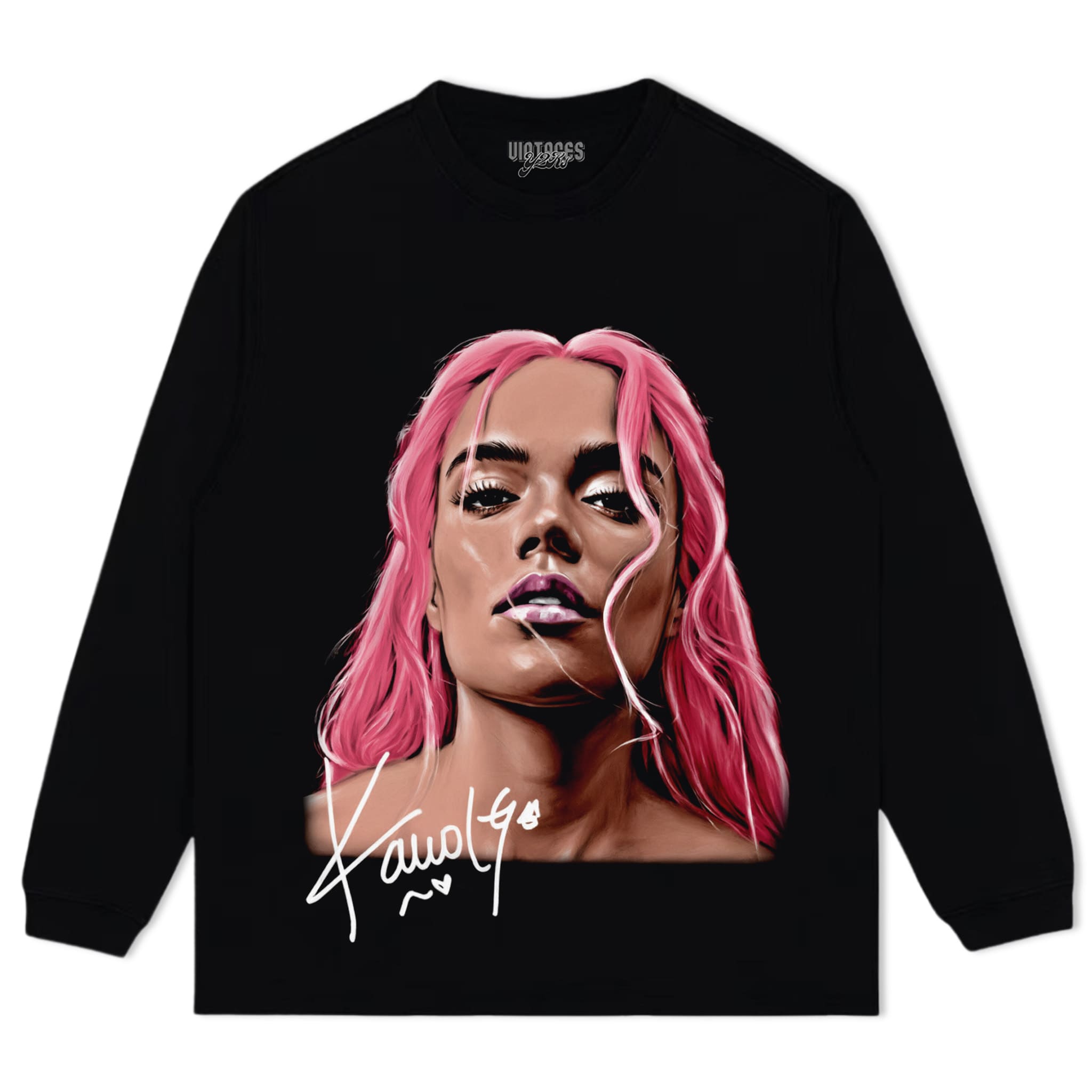 KAROL G BIG HEAD TANK TOP & TEE & LONG SLEEVE & LAYERED LS & HOODIE