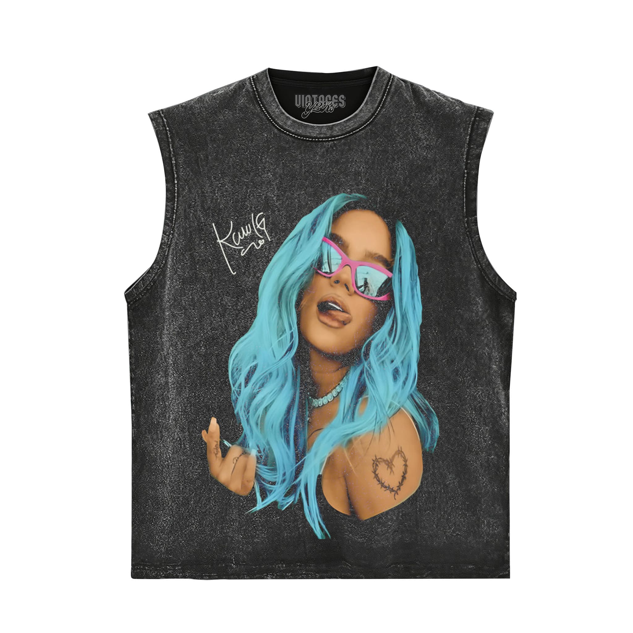 KAROL G LATIN MUSIC VINTAGE TANK TOP & TEE & LONG SLEEVE & LAYERED LS & HOODIE