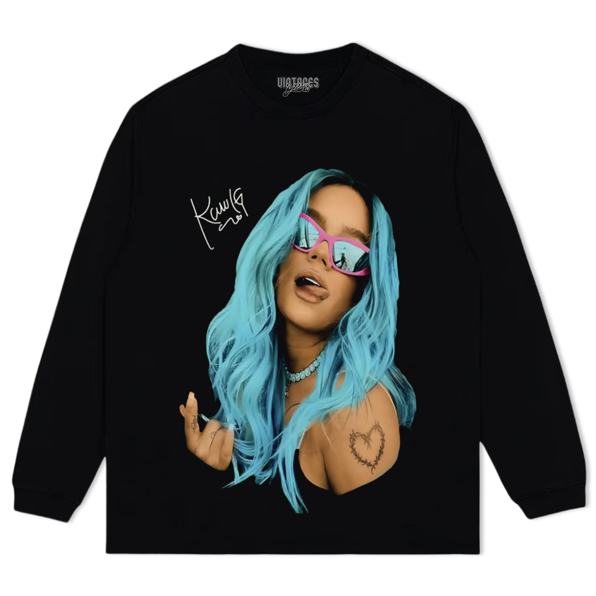 KAROL G LATIN MUSIC VINTAGE TANK TOP & TEE & LONG SLEEVE & LAYERED LS & HOODIE