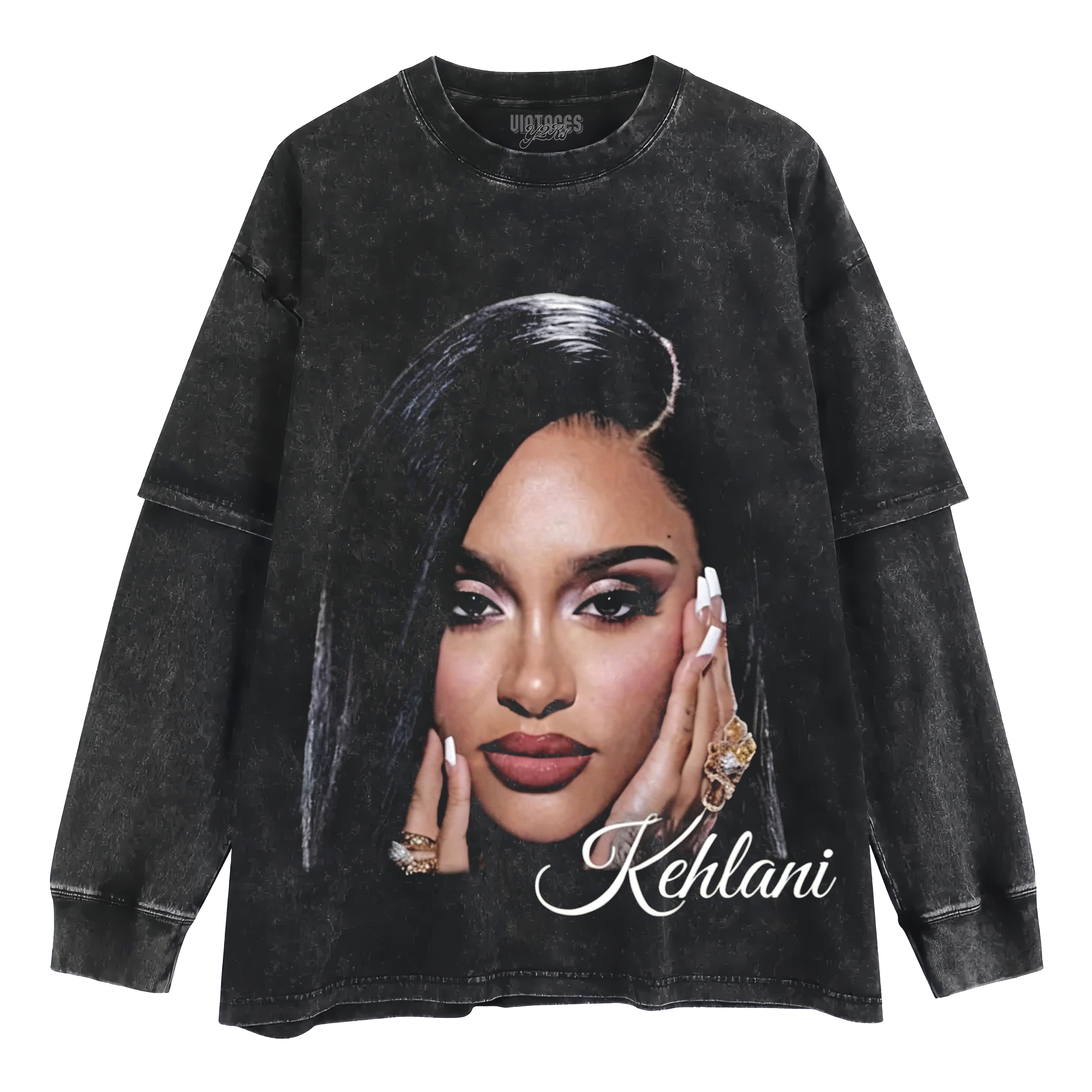 KEHLANI 2026 VINTAGE BIG FACE TANK TOP & TEE & LONG SLEEVE & LAYERED LS & HOODIE