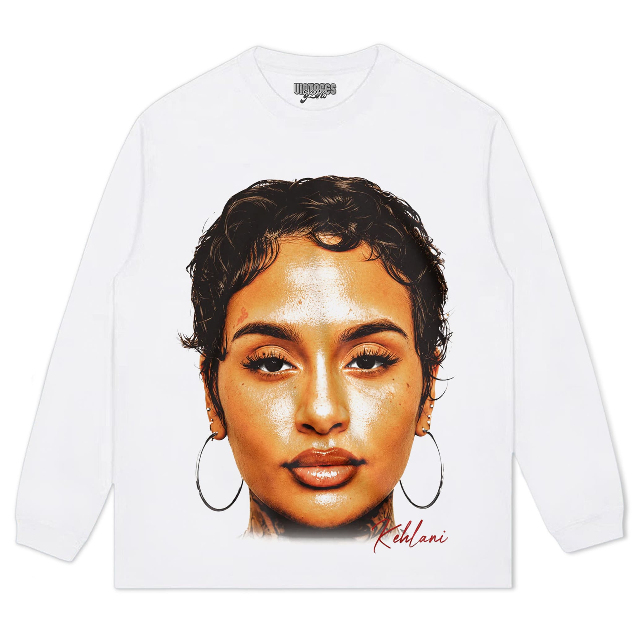 KEHLANI BIG FACE TANK TOP & TEE & LONG SLEEVE & LAYERED LS & HOODIE