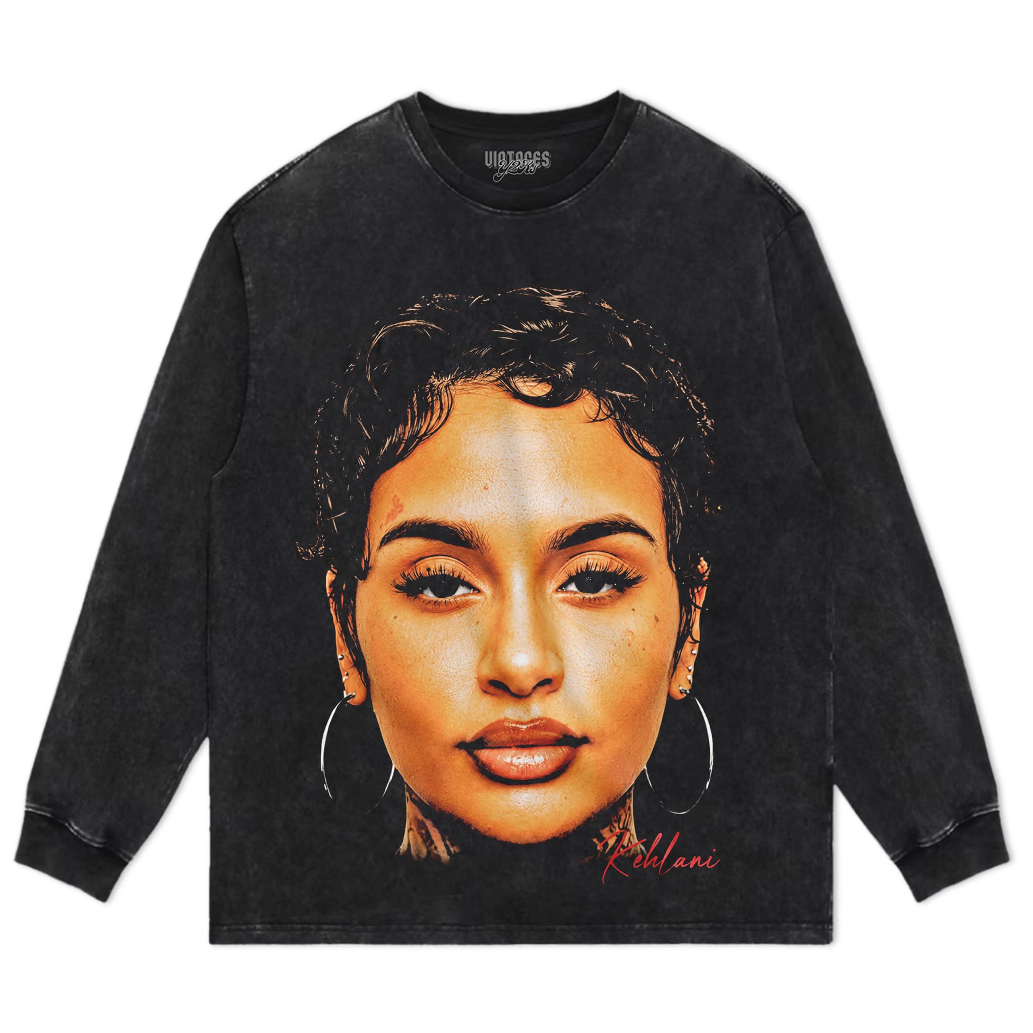 KEHLANI BIG FACE TANK TOP & TEE & LONG SLEEVE & LAYERED LS & HOODIE