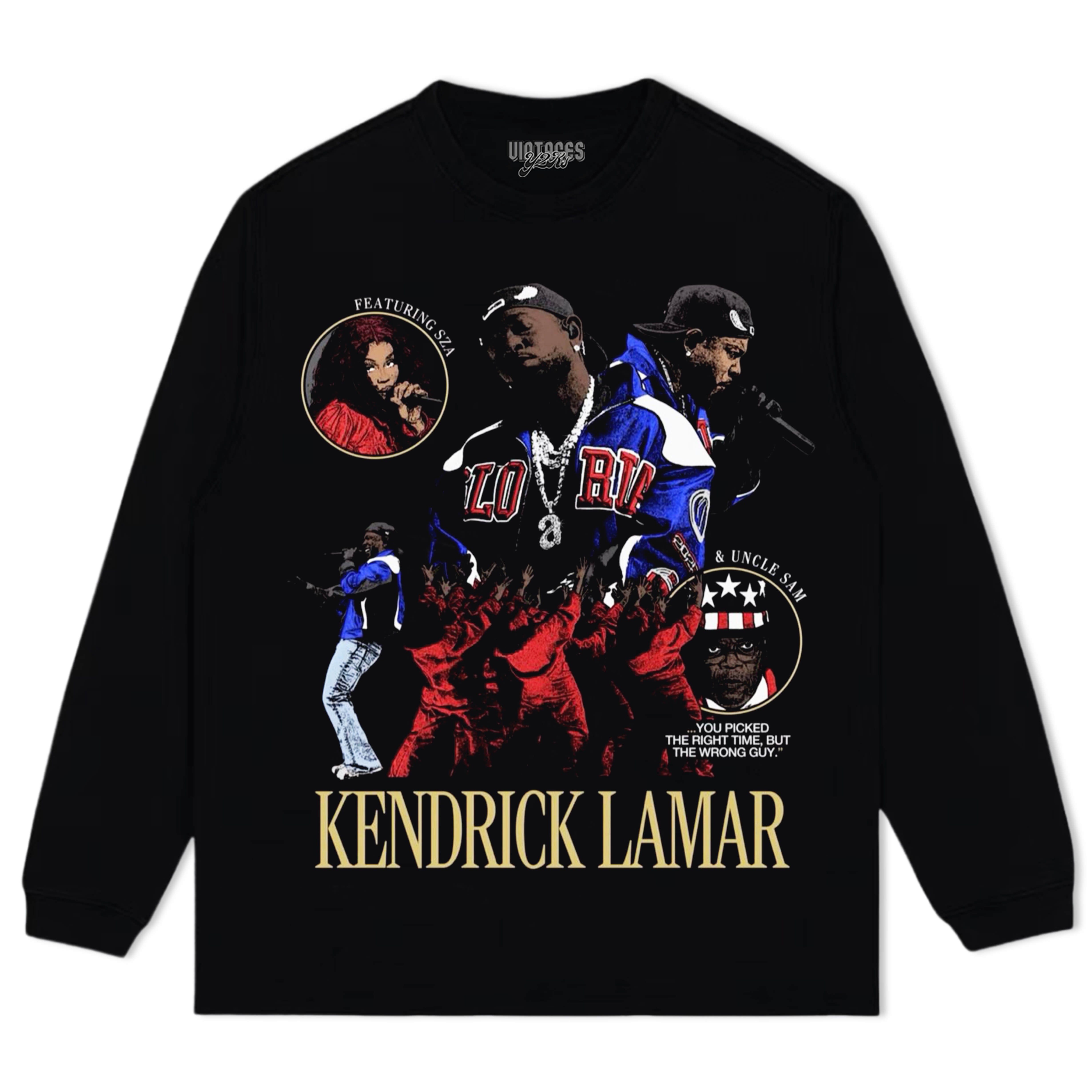KENDRICK LAMAR NEW V3 TEE & LS & HOODIE