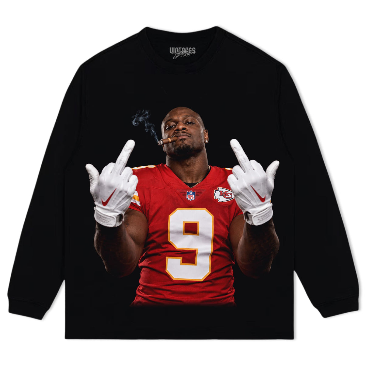 KENNETH WALKER III - MIDDLE FINGER TANK TOP & TEE & LONG SLEEVE & LAYERED LS & HOODIE