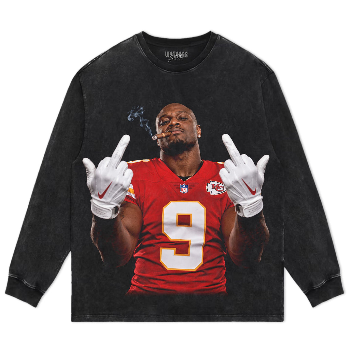 KENNETH WALKER III - MIDDLE FINGER TANK TOP & TEE & LONG SLEEVE & LAYERED LS & HOODIE
