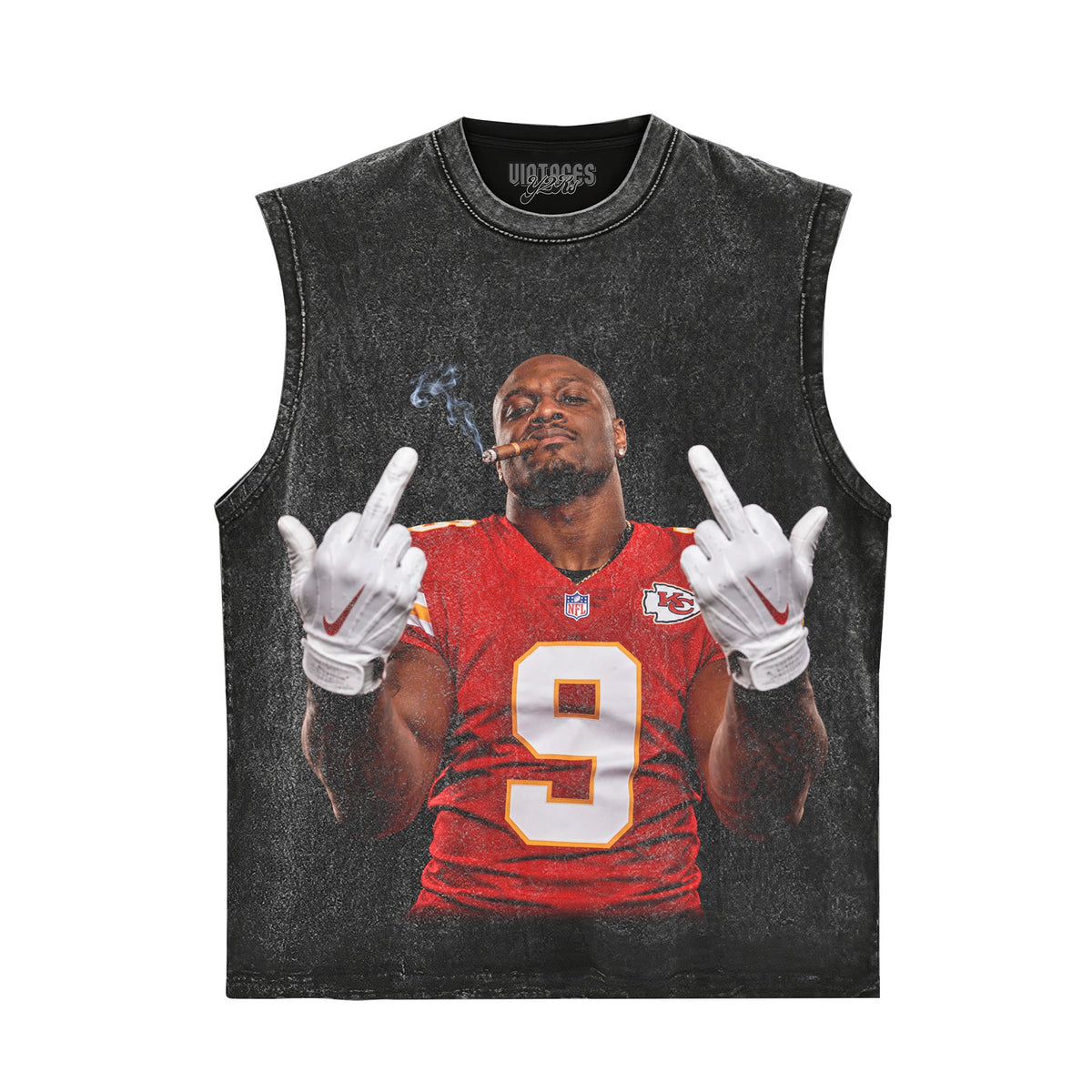 KENNETH WALKER III - MIDDLE FINGER TANK TOP & TEE & LONG SLEEVE & LAYERED LS & HOODIE