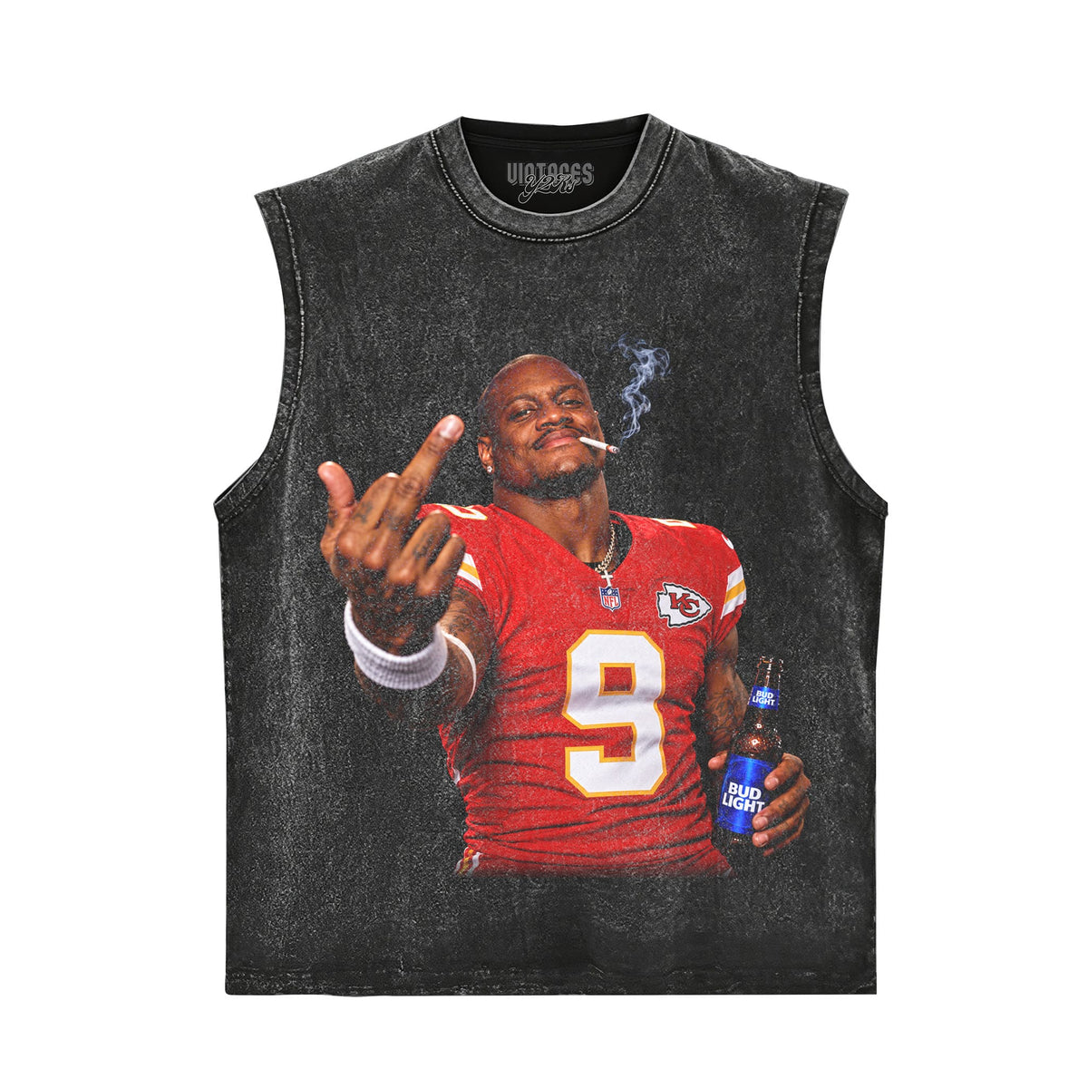 KENNETH WALKER III - MIDDLE FINGER V2 TANK TOP & TEE & LONG SLEEVE & LAYERED LS & HOODIE