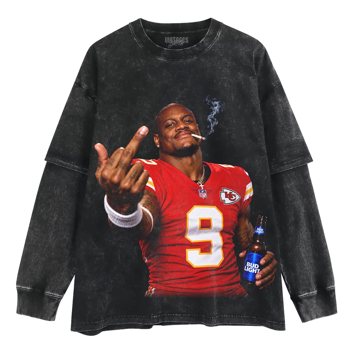 KENNETH WALKER III - MIDDLE FINGER V2 TANK TOP & TEE & LONG SLEEVE & LAYERED LS & HOODIE
