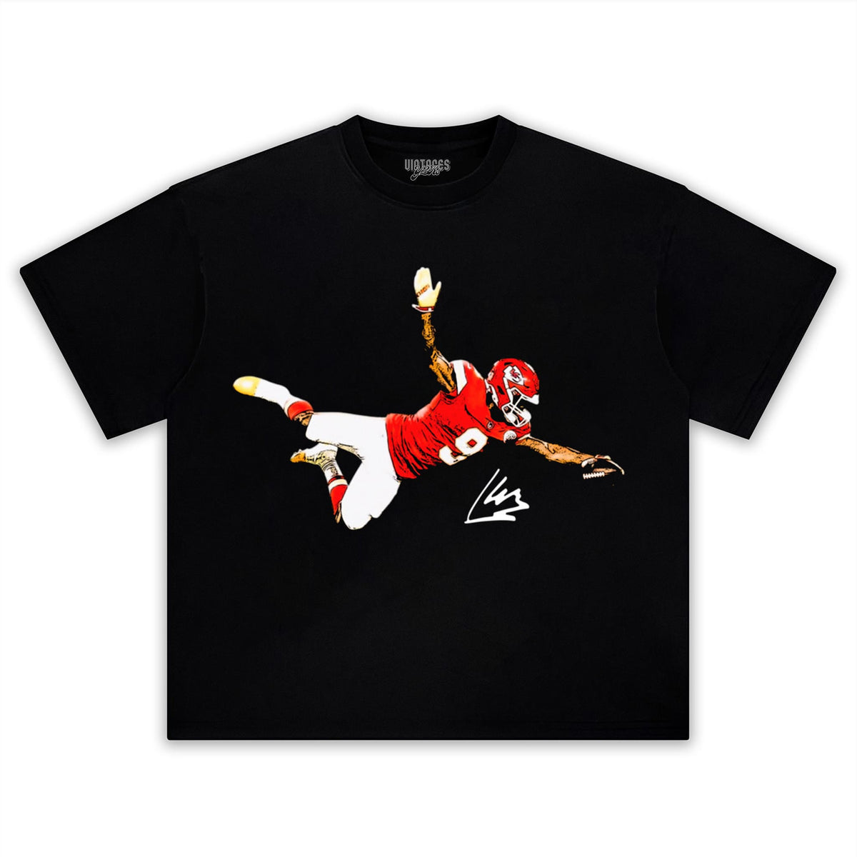 KENNETH WALKER III - THE CATCH - CHIEFS 2026 VINTAGE SIGNATURE TANK TOP & TEE & LONG SLEEVE & LAYERED LS & HOODIE