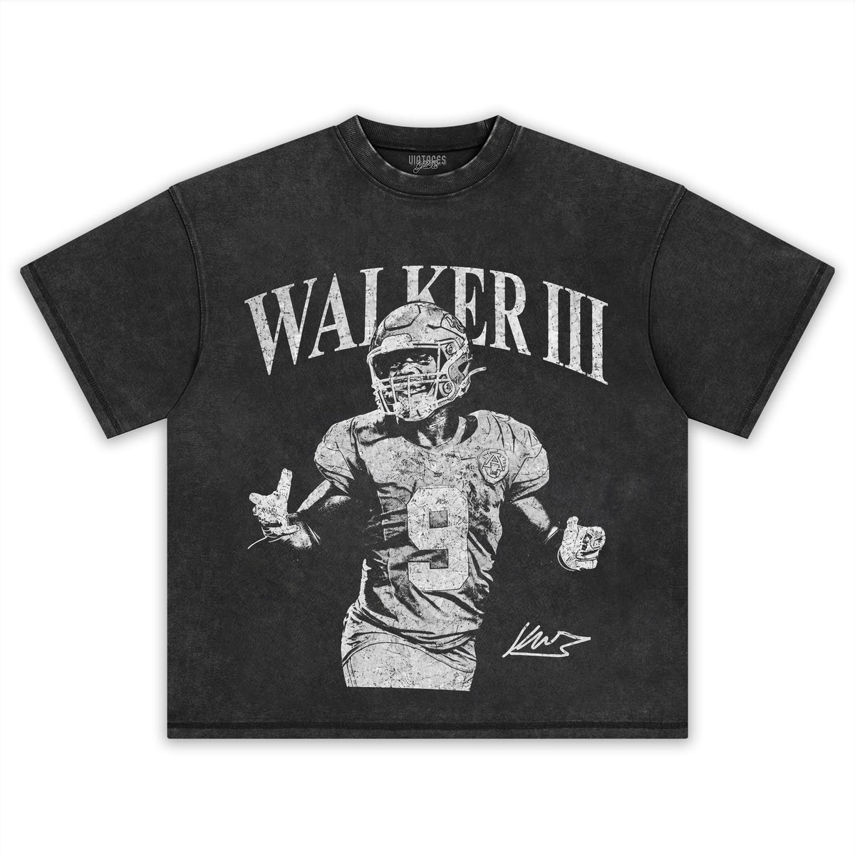 KENNETH WALKER III FOOTBALL VINTAGE TANK TOP & TEE & LONG SLEEVE & LAYERED LS & HOODIE