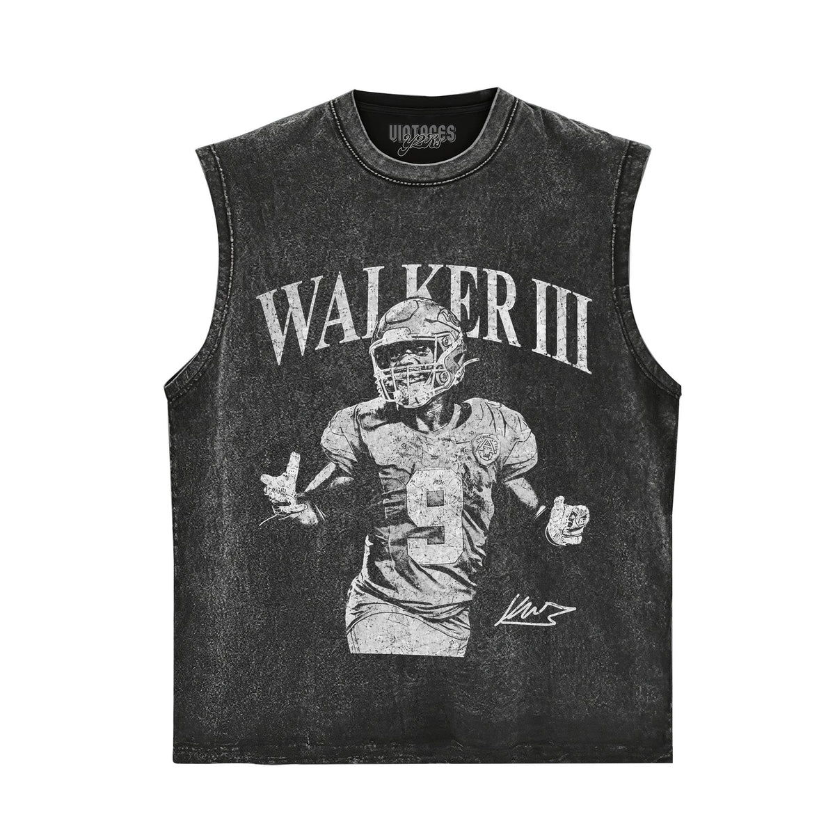 KENNETH WALKER III FOOTBALL VINTAGE TANK TOP & TEE & LONG SLEEVE & LAYERED LS & HOODIE