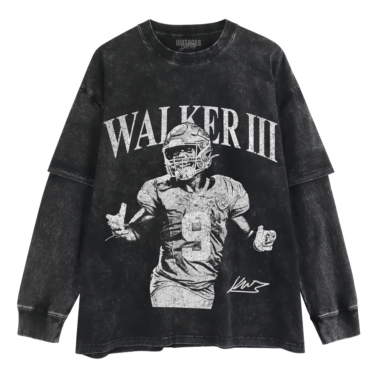 KENNETH WALKER III FOOTBALL VINTAGE TANK TOP & TEE & LONG SLEEVE & LAYERED LS & HOODIE