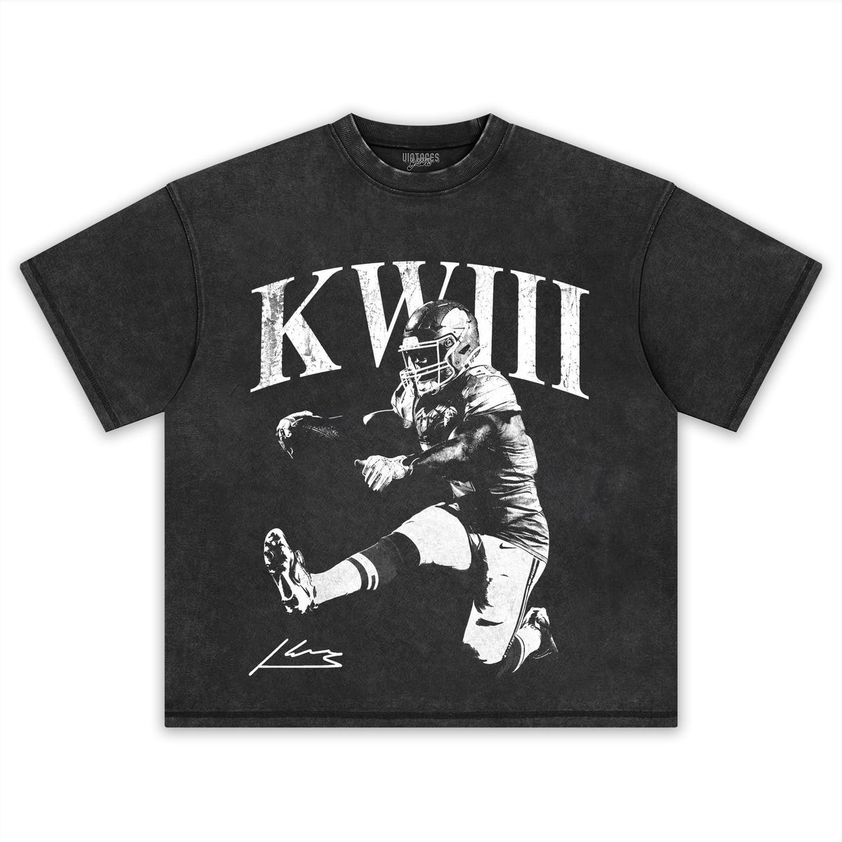 KENNETH WALKER III KANSAS CITY FOOTBALL SIGNATURE TANK TOP & TEE & LONG SLEEVE & LAYERED LS & HOODIE