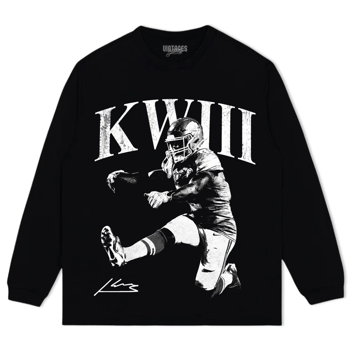 KENNETH WALKER III KANSAS CITY FOOTBALL SIGNATURE TANK TOP & TEE & LONG SLEEVE & LAYERED LS & HOODIE