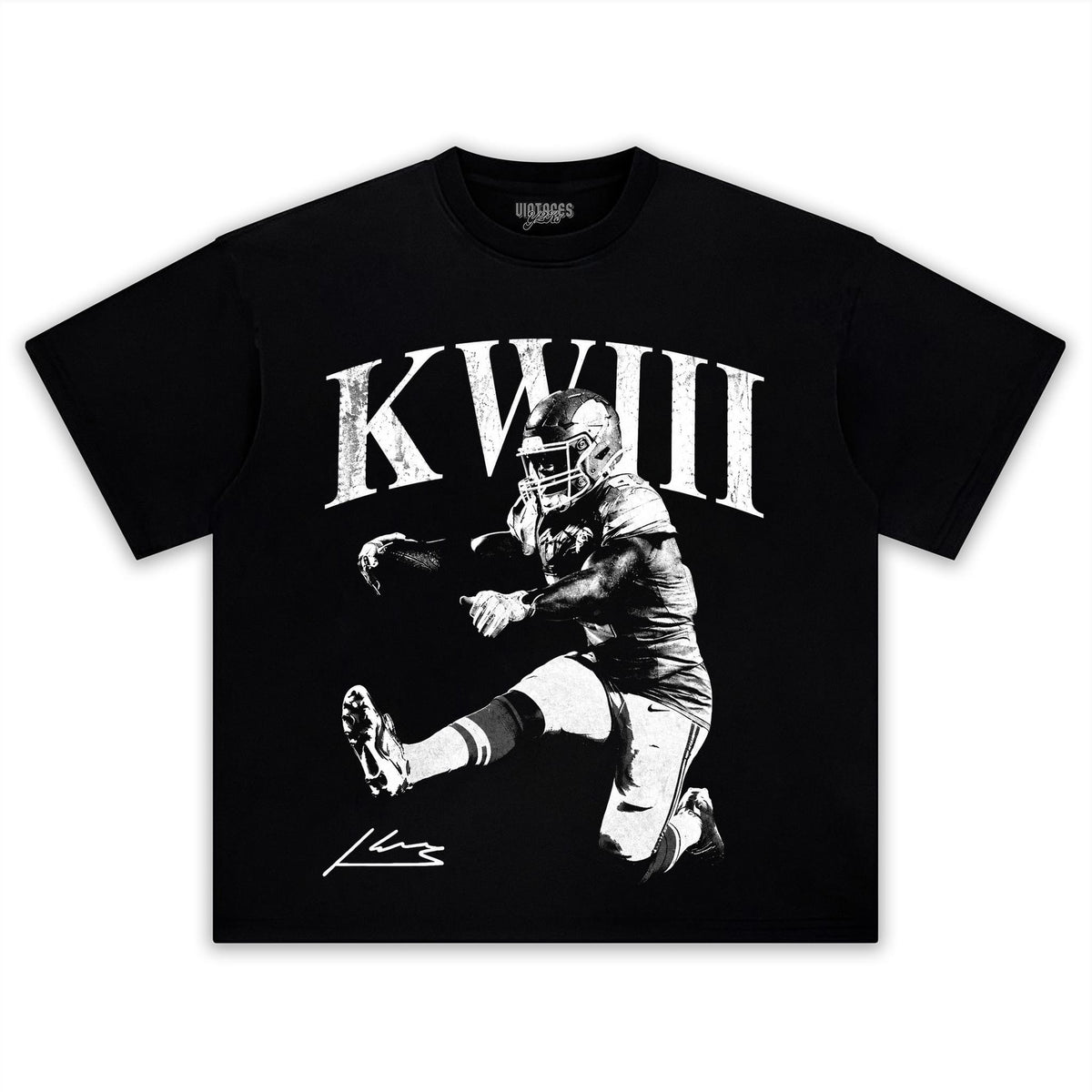 KENNETH WALKER III KANSAS CITY FOOTBALL SIGNATURE TANK TOP & TEE & LONG SLEEVE & LAYERED LS & HOODIE