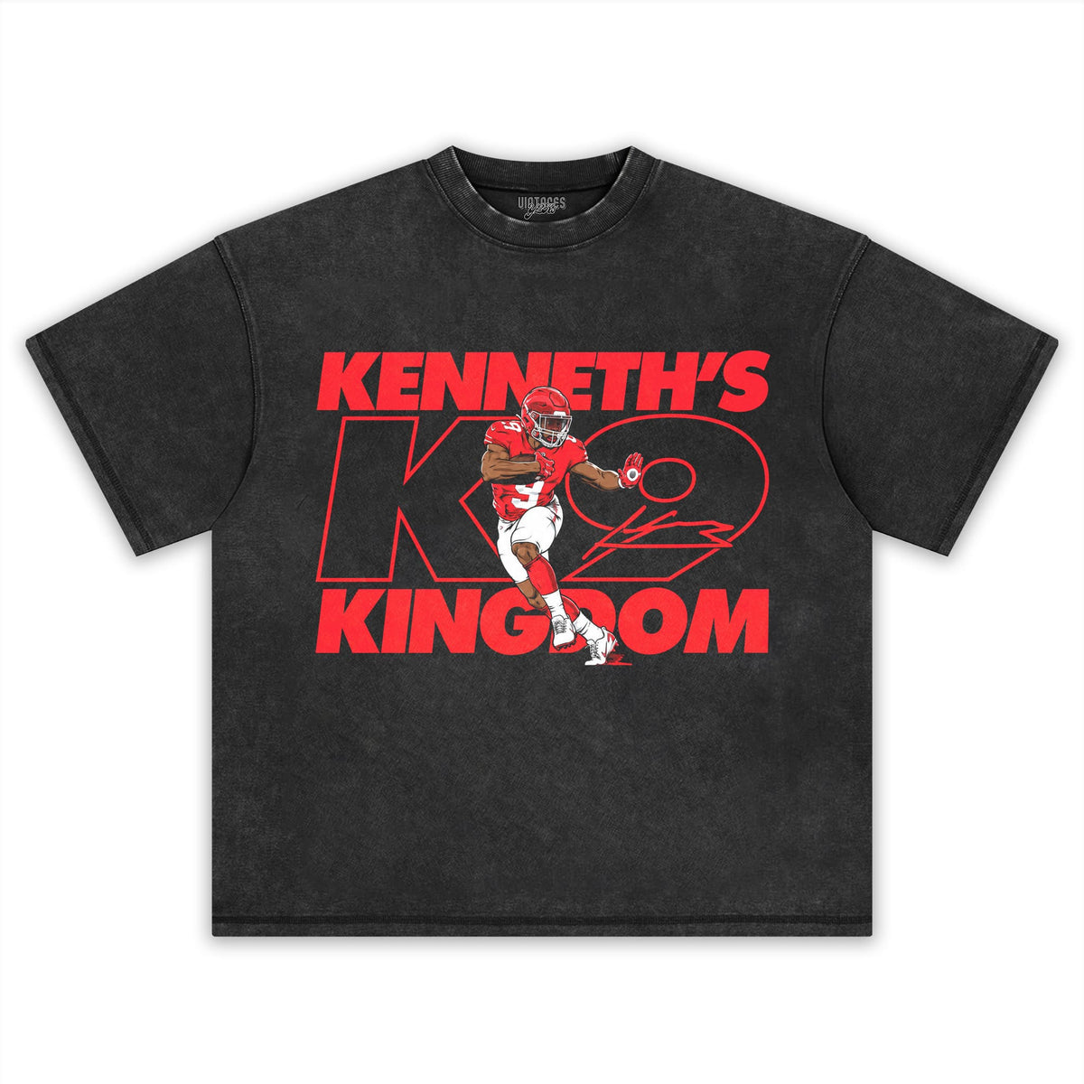 KENNETH WALKER III NAME NUMBER POSE TANK TOP & TEE & LONG SLEEVE & LAYERED LS & HOODIE