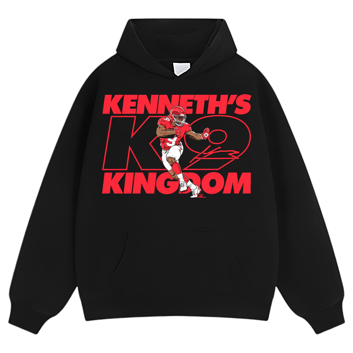 KENNETH WALKER III NAME NUMBER POSE TANK TOP & TEE & LONG SLEEVE & LAYERED LS & HOODIE
