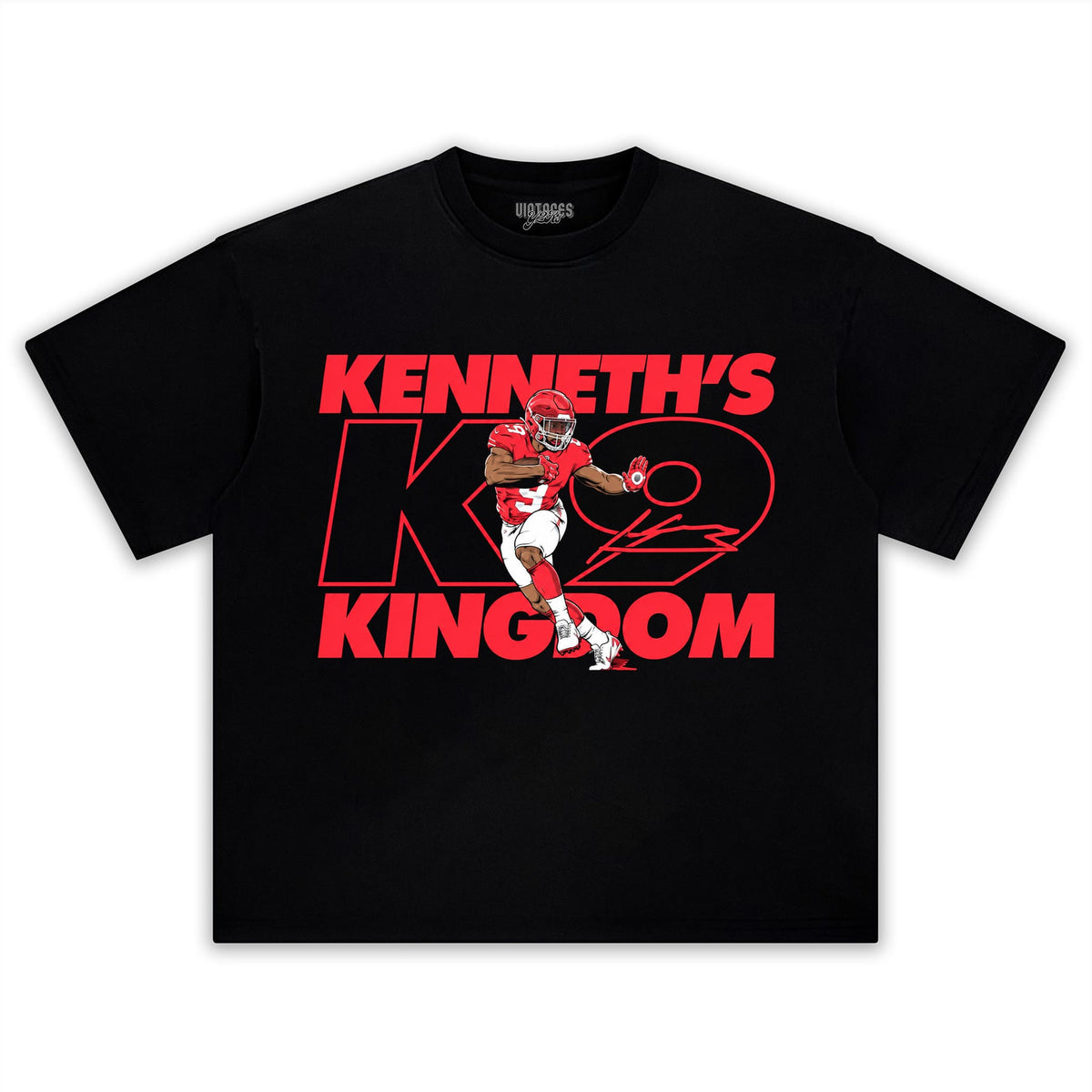 KENNETH WALKER III NAME NUMBER POSE TANK TOP & TEE & LONG SLEEVE & LAYERED LS & HOODIE