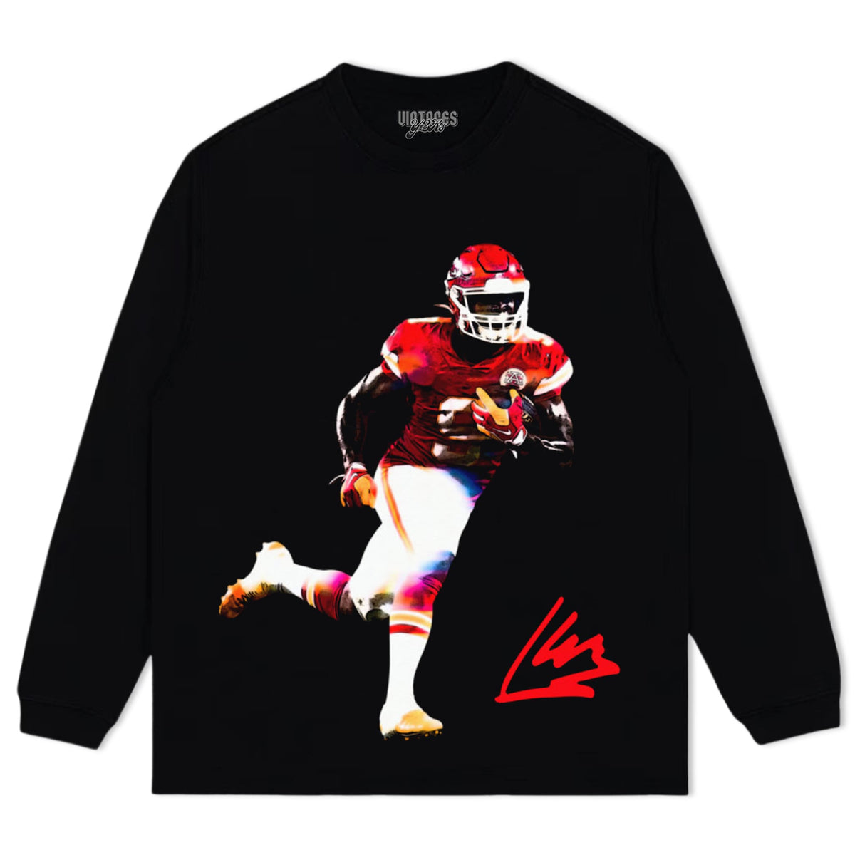 KENNETH WALKER III RUN CHIEFS FOOTBALL 2026 VINTAGE SIGNATURE TANK TOP & TEE & LONG SLEEVE & LAYERED LS & HOODIE
