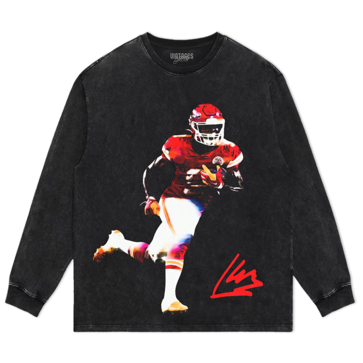 KENNETH WALKER III RUN CHIEFS FOOTBALL 2026 VINTAGE SIGNATURE TANK TOP & TEE & LONG SLEEVE & LAYERED LS & HOODIE