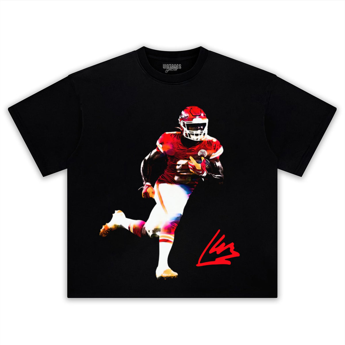 KENNETH WALKER III RUN CHIEFS FOOTBALL 2026 VINTAGE SIGNATURE TANK TOP & TEE & LONG SLEEVE & LAYERED LS & HOODIE