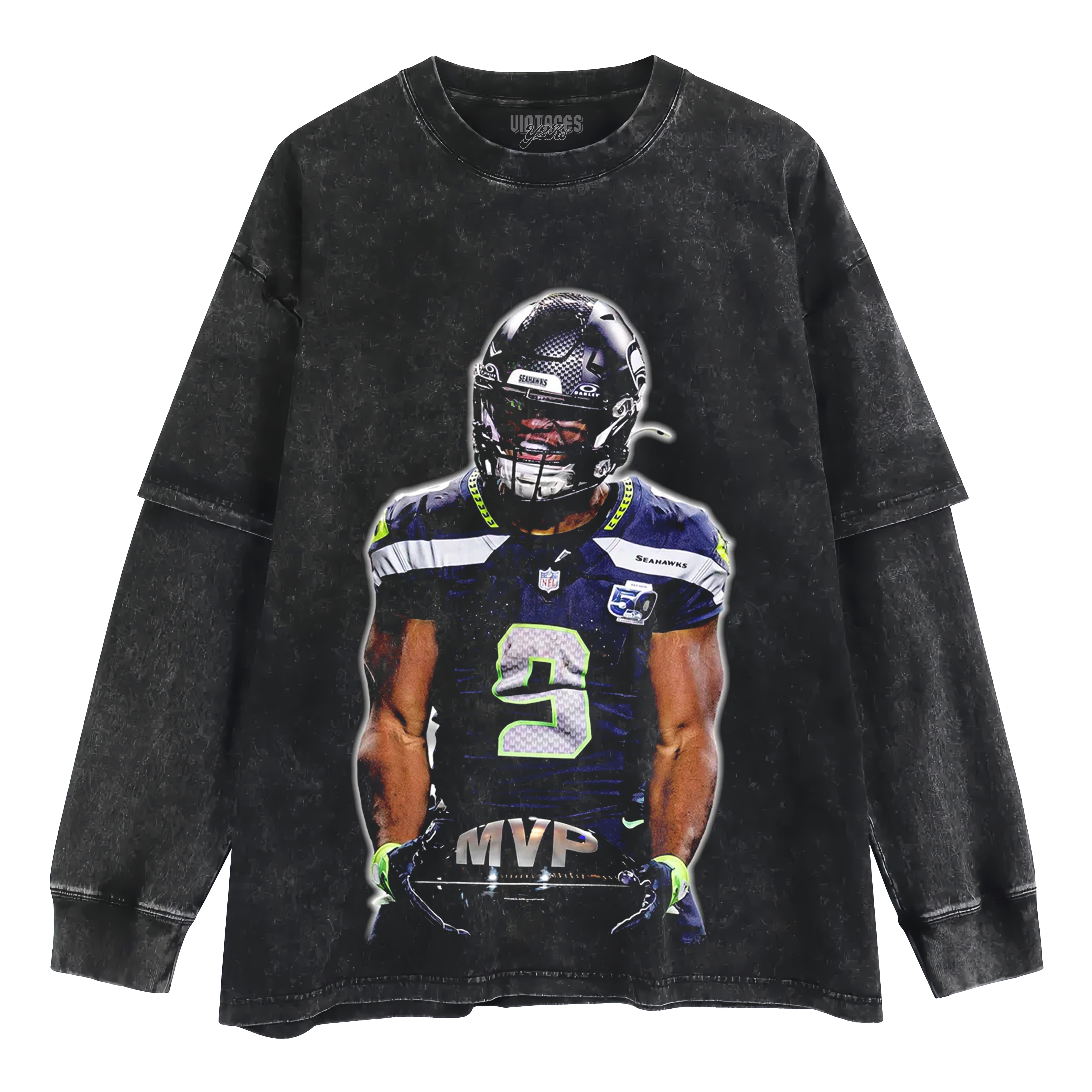 KENNETH WALKER III & SUPER BOWL LX MVP V2 LAYERED LONG SLEEVE