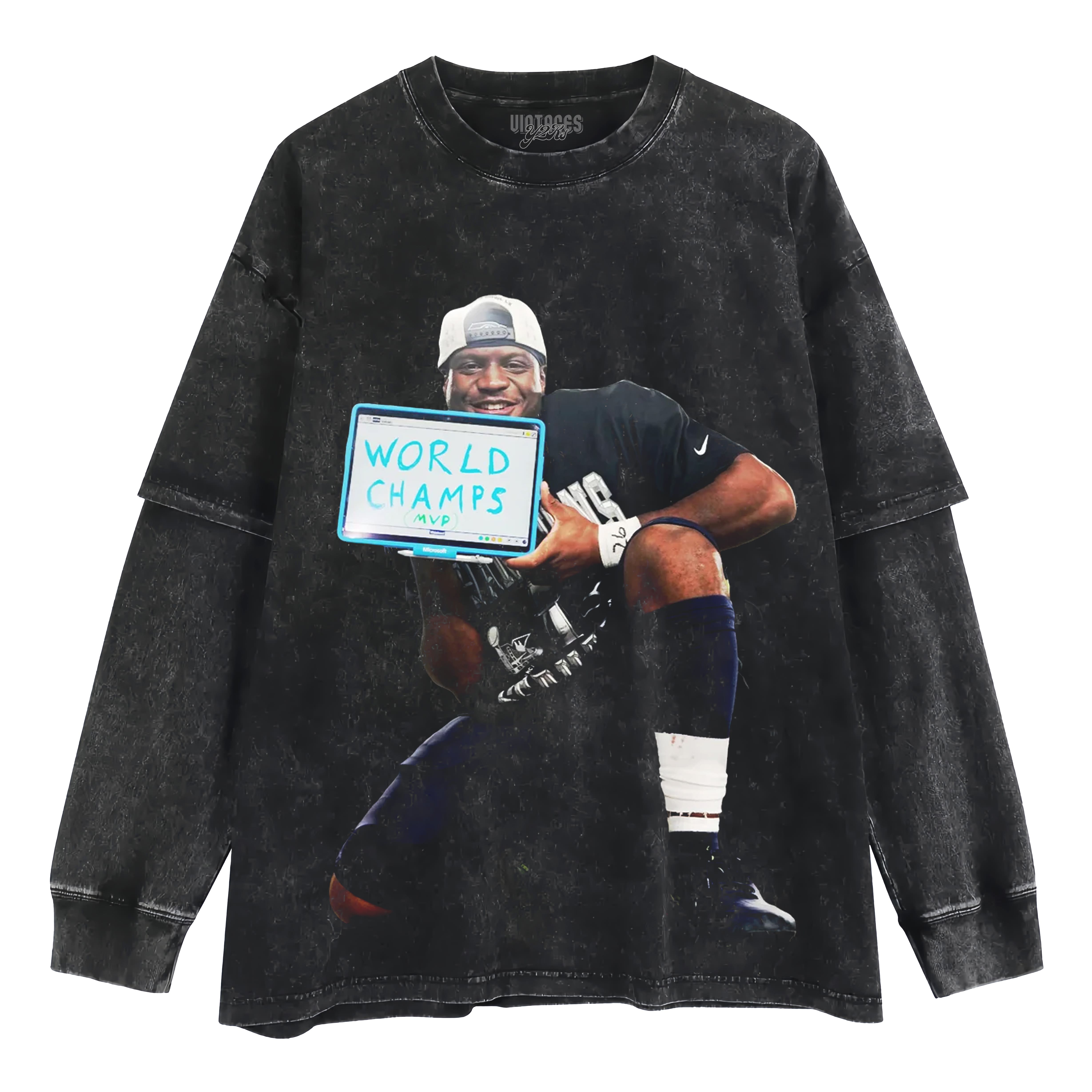 KENNETH WALKER III & SUPER BOWL LX MVP V4 LAYERED LONG SLEEVE