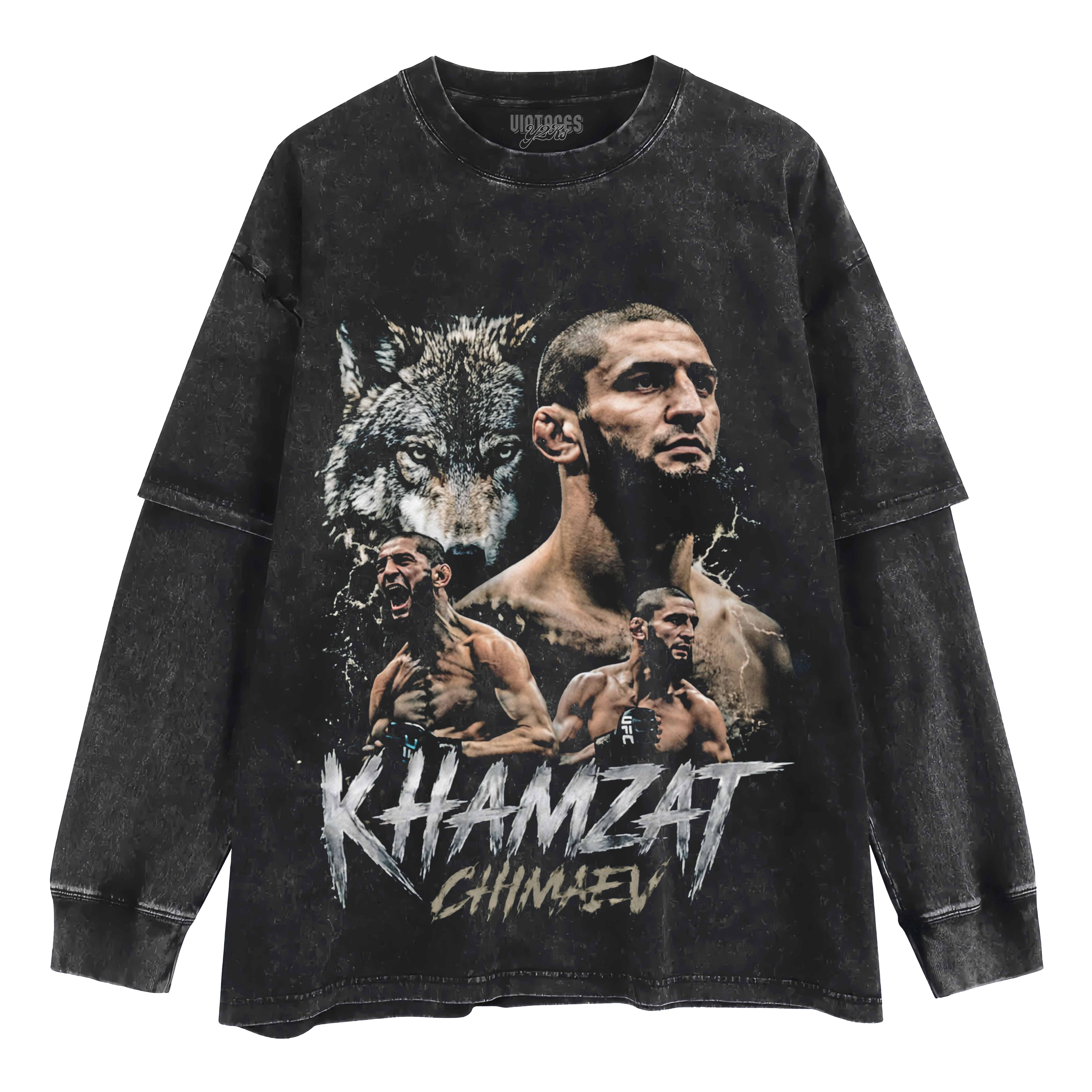 KHAMZAT BORZ CHIMAEV THE RELENTLESS PREDATOR  TANK TOP & TEE & LONG SLEEVE & LAYERED LS & HOODIE