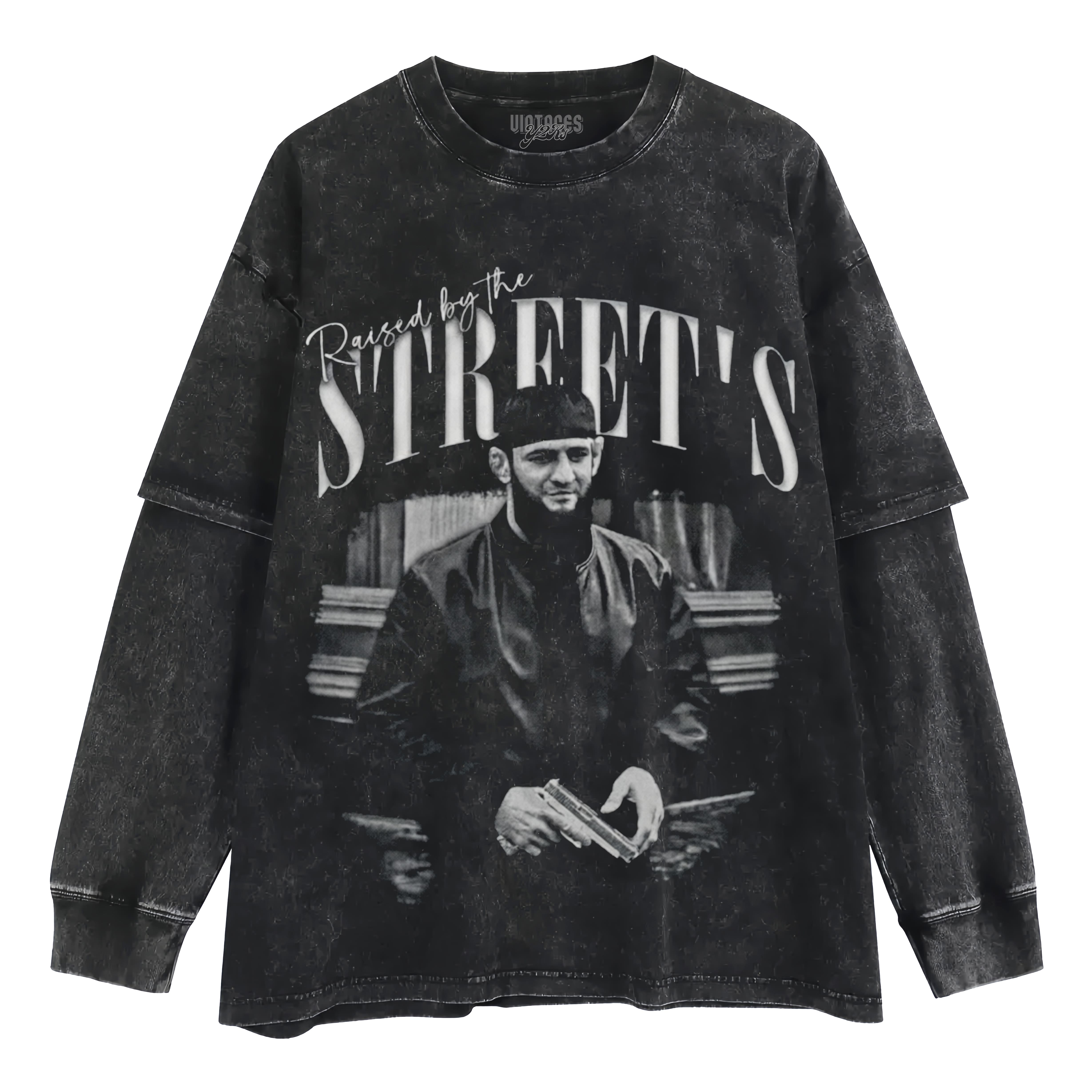 KHAMZAT CHIMAEV RAISED BY STREETS TANK TOP & TEE & LONG SLEEVE & LAYERED LS & HOODIE