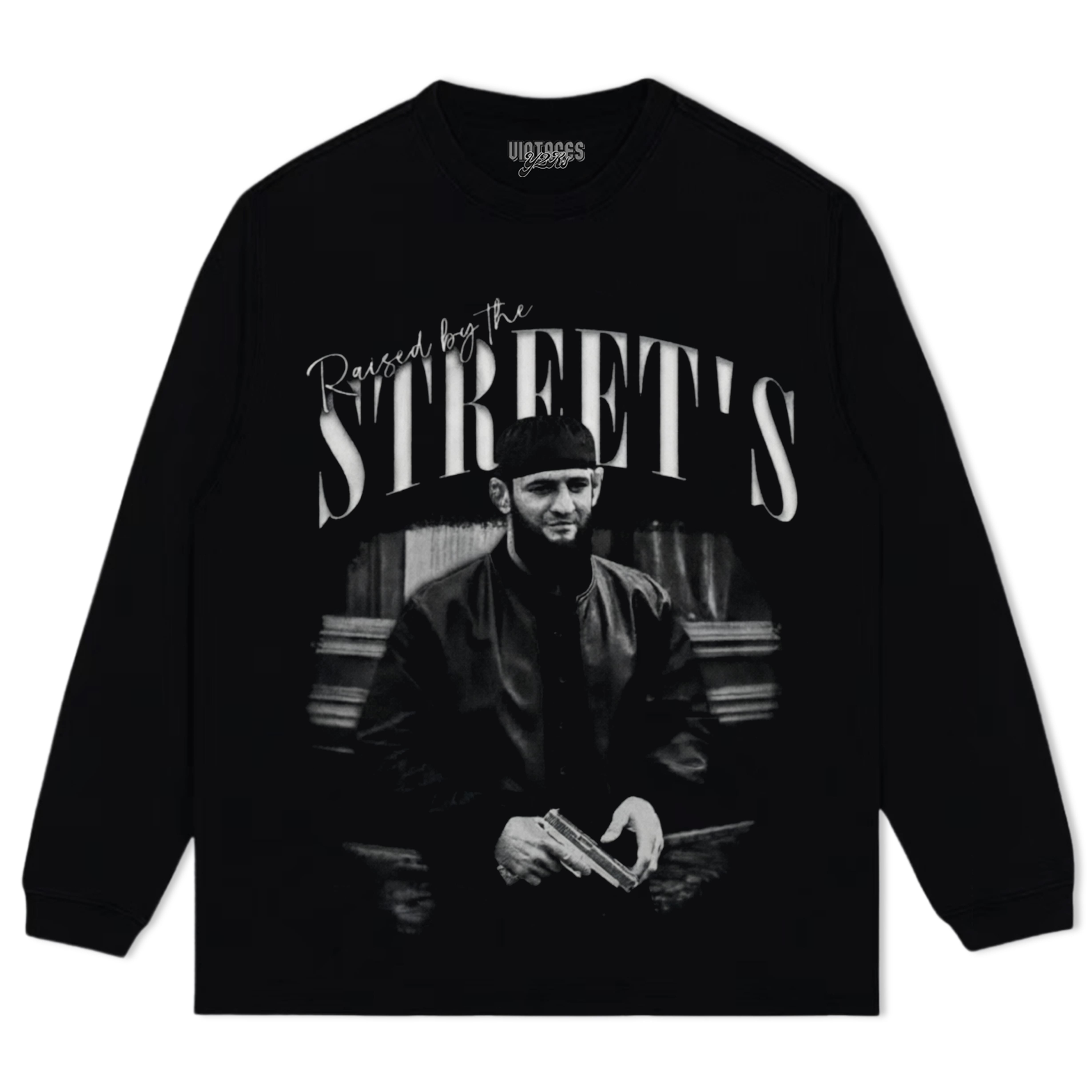 KHAMZAT CHIMAEV RAISED BY STREETS TANK TOP & TEE & LONG SLEEVE & LAYERED LS & HOODIE