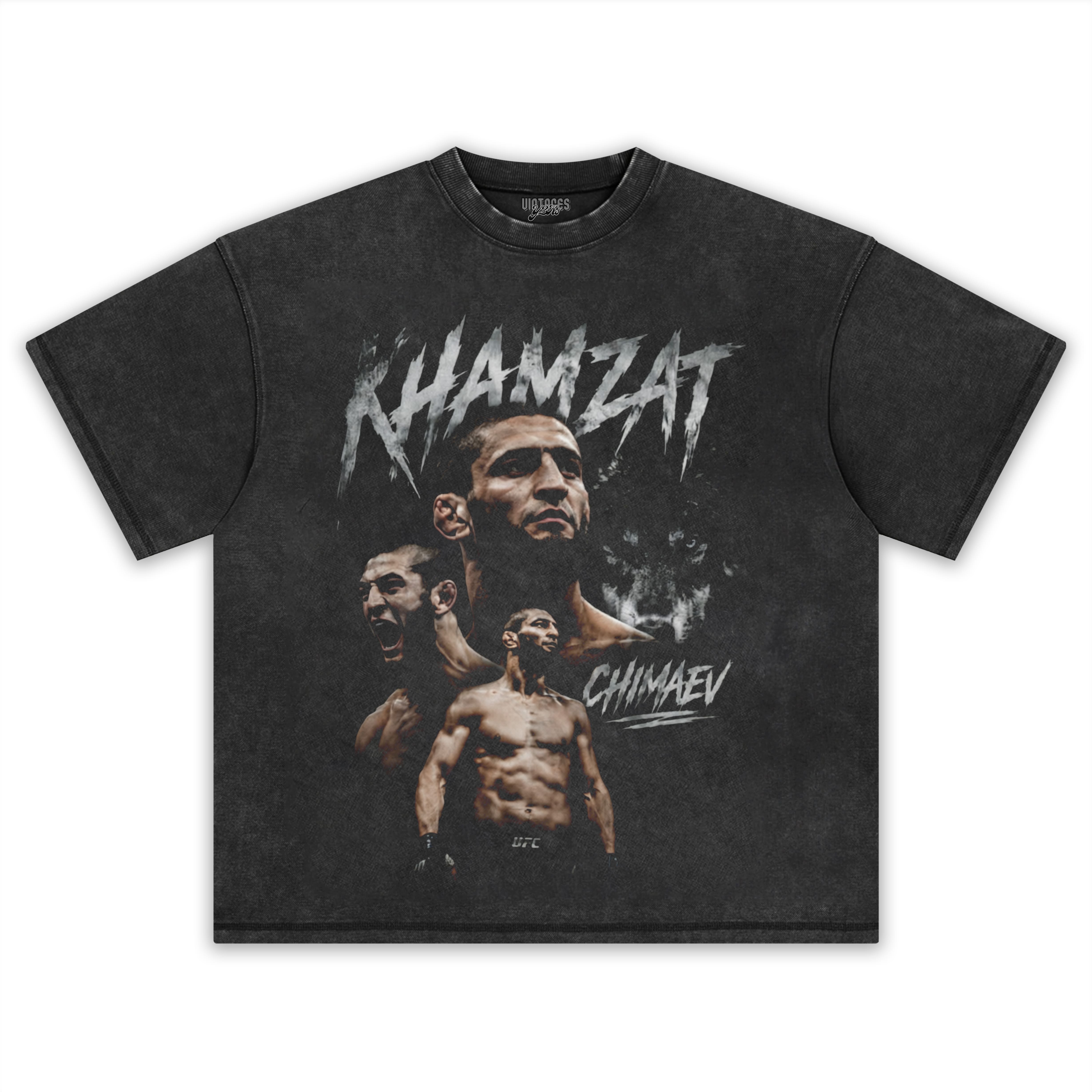 KHAMZAT CHIMAEV THE WOLF – UFC MMA TANK TOP & TEE & LONG SLEEVE & LAYERED LS & HOODIE