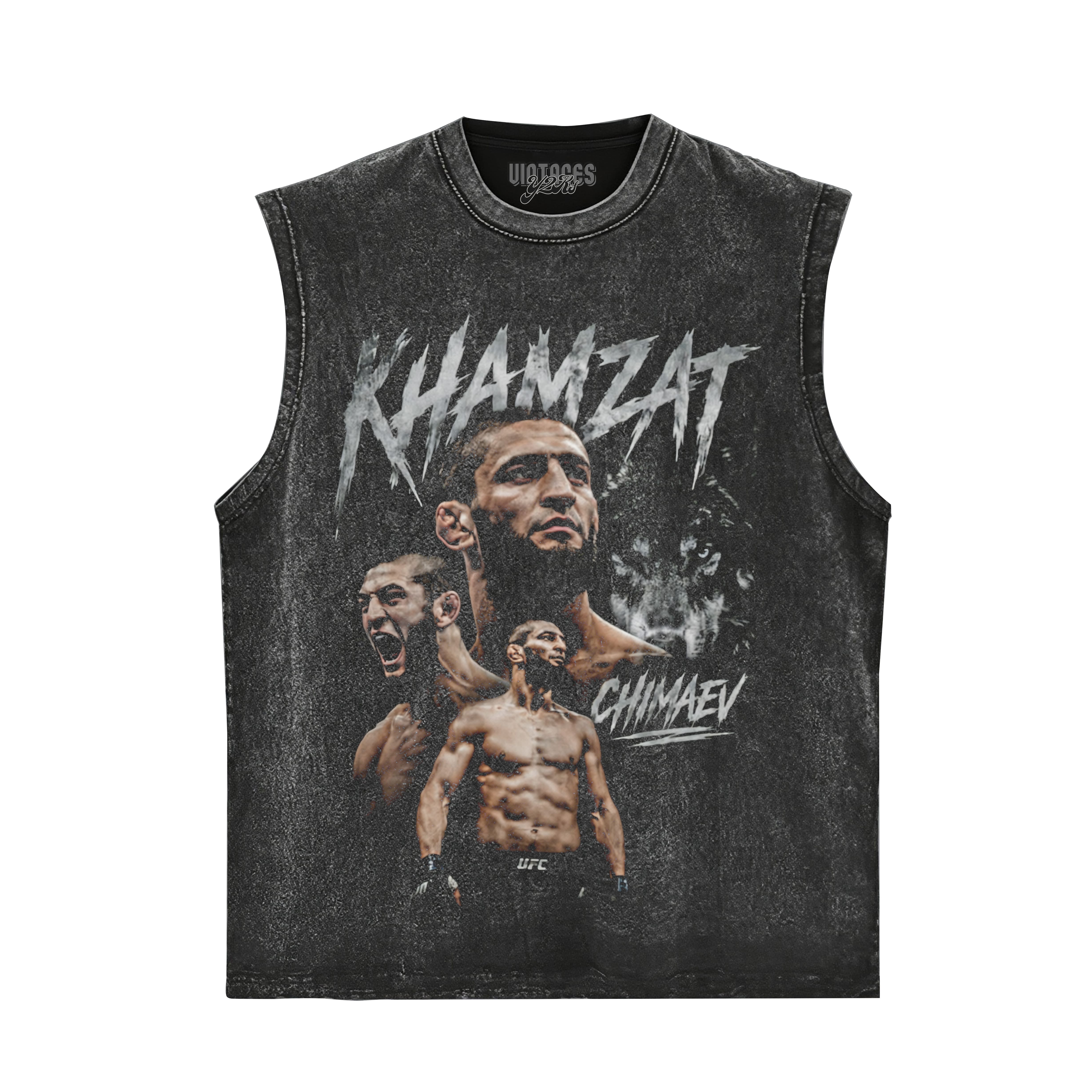 KHAMZAT CHIMAEV THE WOLF – UFC MMA TANK TOP & TEE & LONG SLEEVE & LAYERED LS & HOODIE