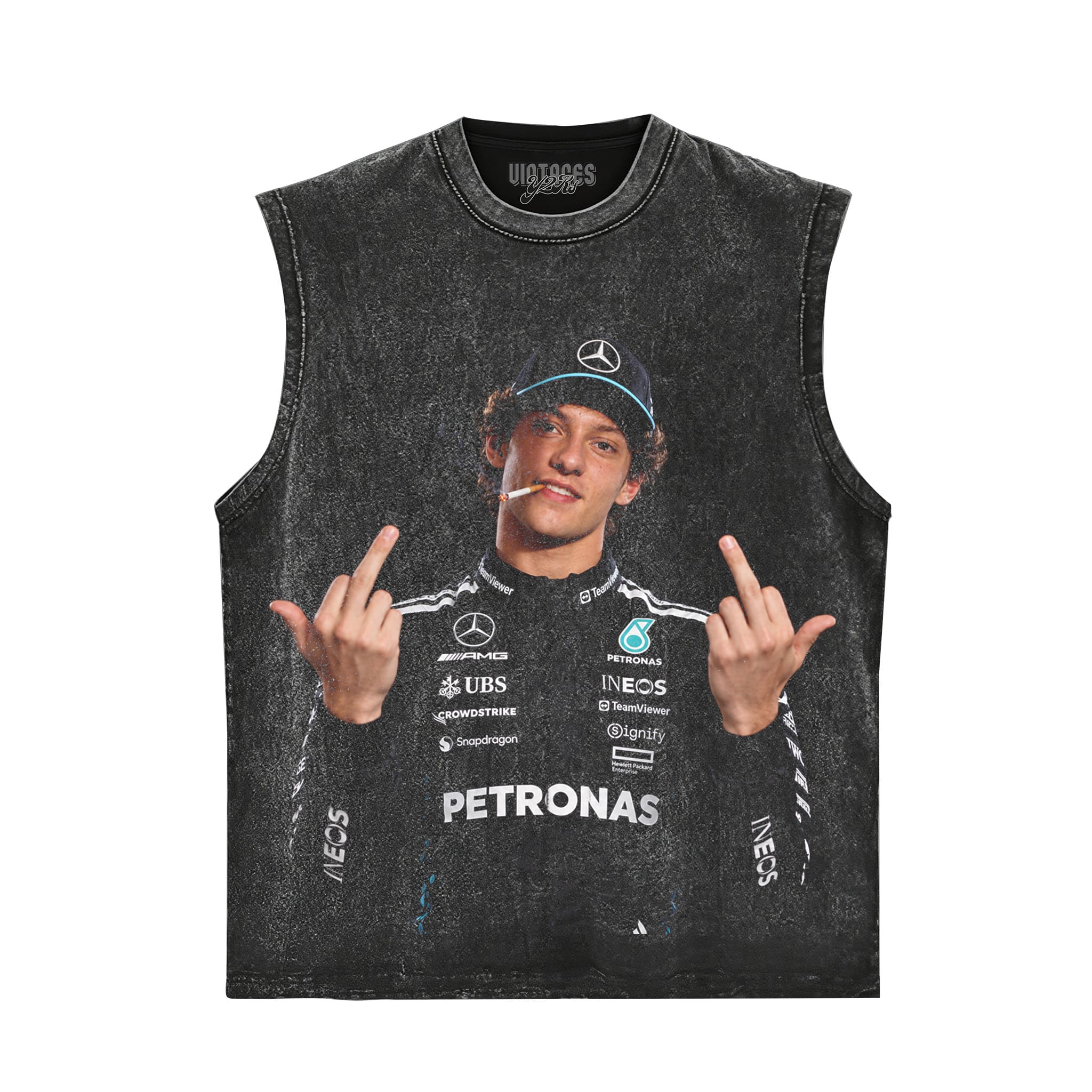 KIMI ANTONELLI MIDDLE FINGER V2 TANK TOP & TEE & LONG SLEEVE & LAYERED LS & HOODIE