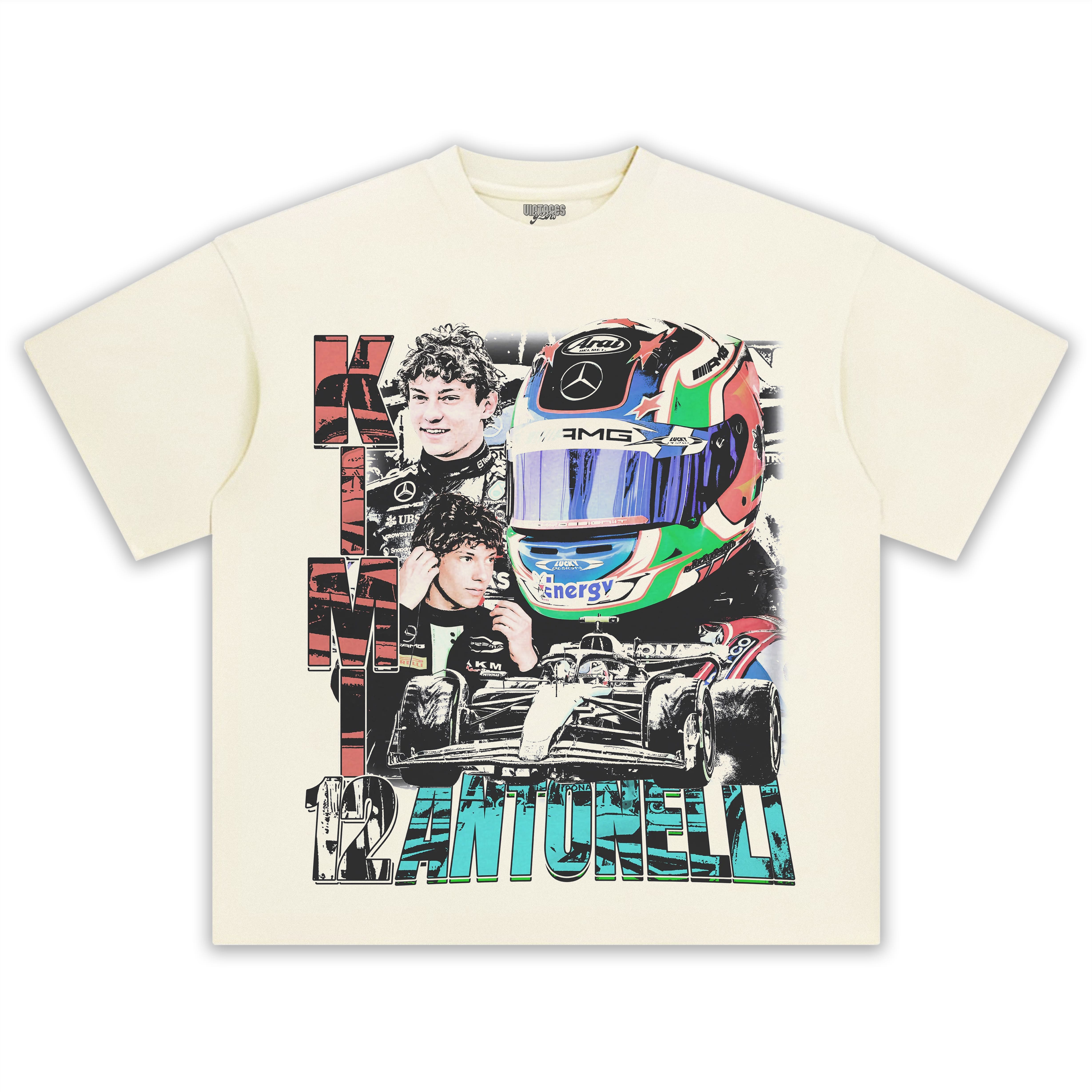 KIMI ANTONELLI VINTAGE V3 TANK TOP & TEE & LONG SLEEVE & LAYERED LS & HOODIE