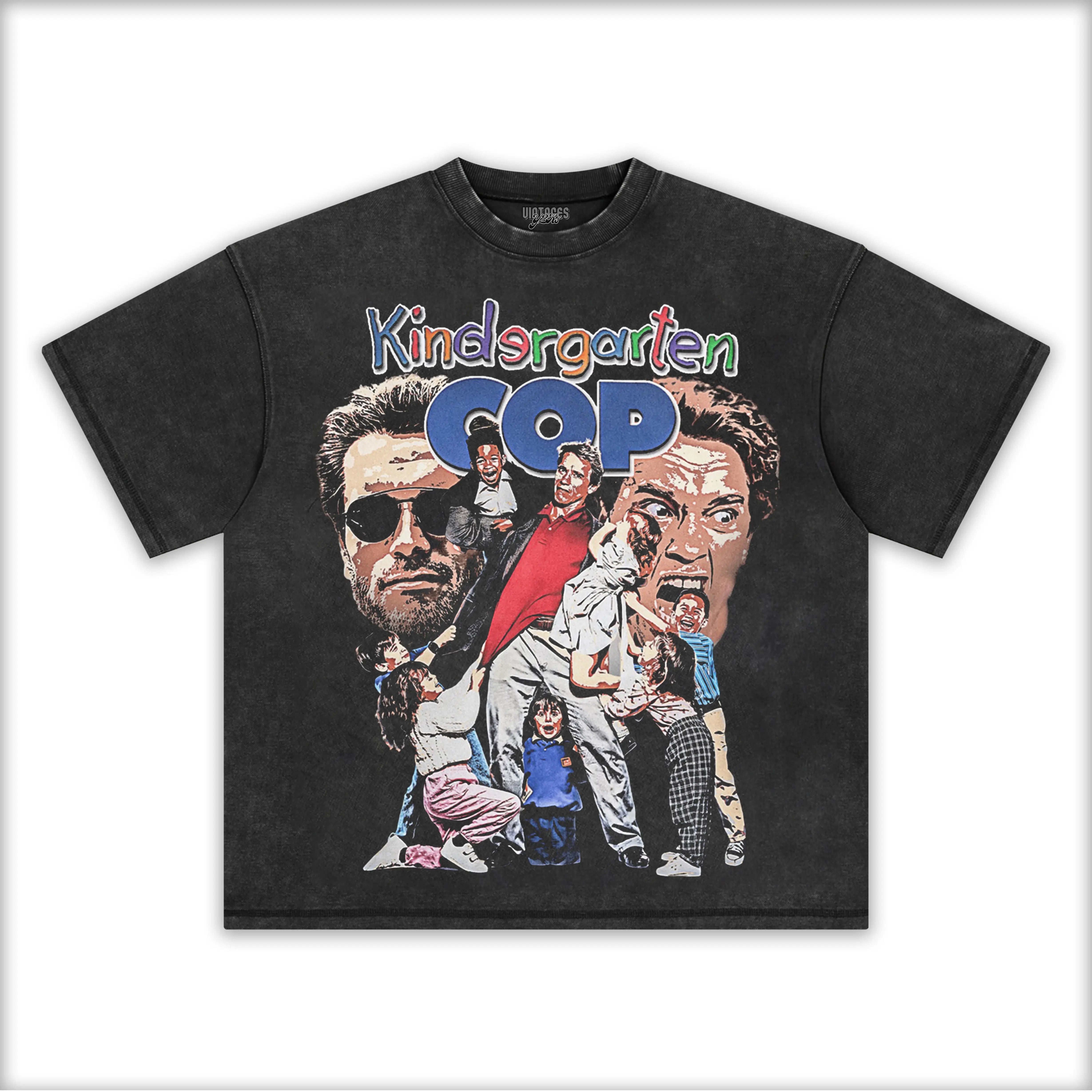 KINDERGARTEN COP VINTAGE TEE - Y2K VINTAGES