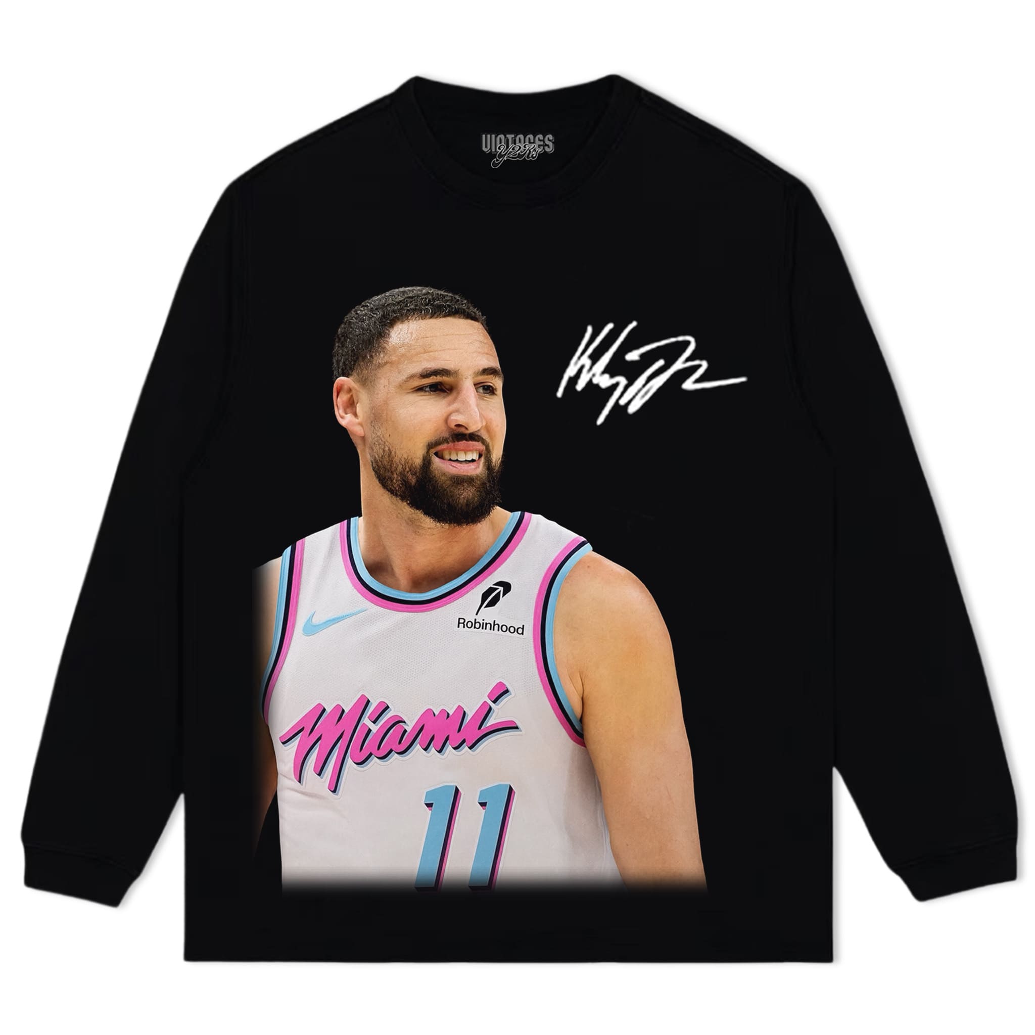 KLAY THOMPSON - MIAMI HEAT TANK TOP & TEE & LONG SLEEVE & LAYERED LS & HOODIE