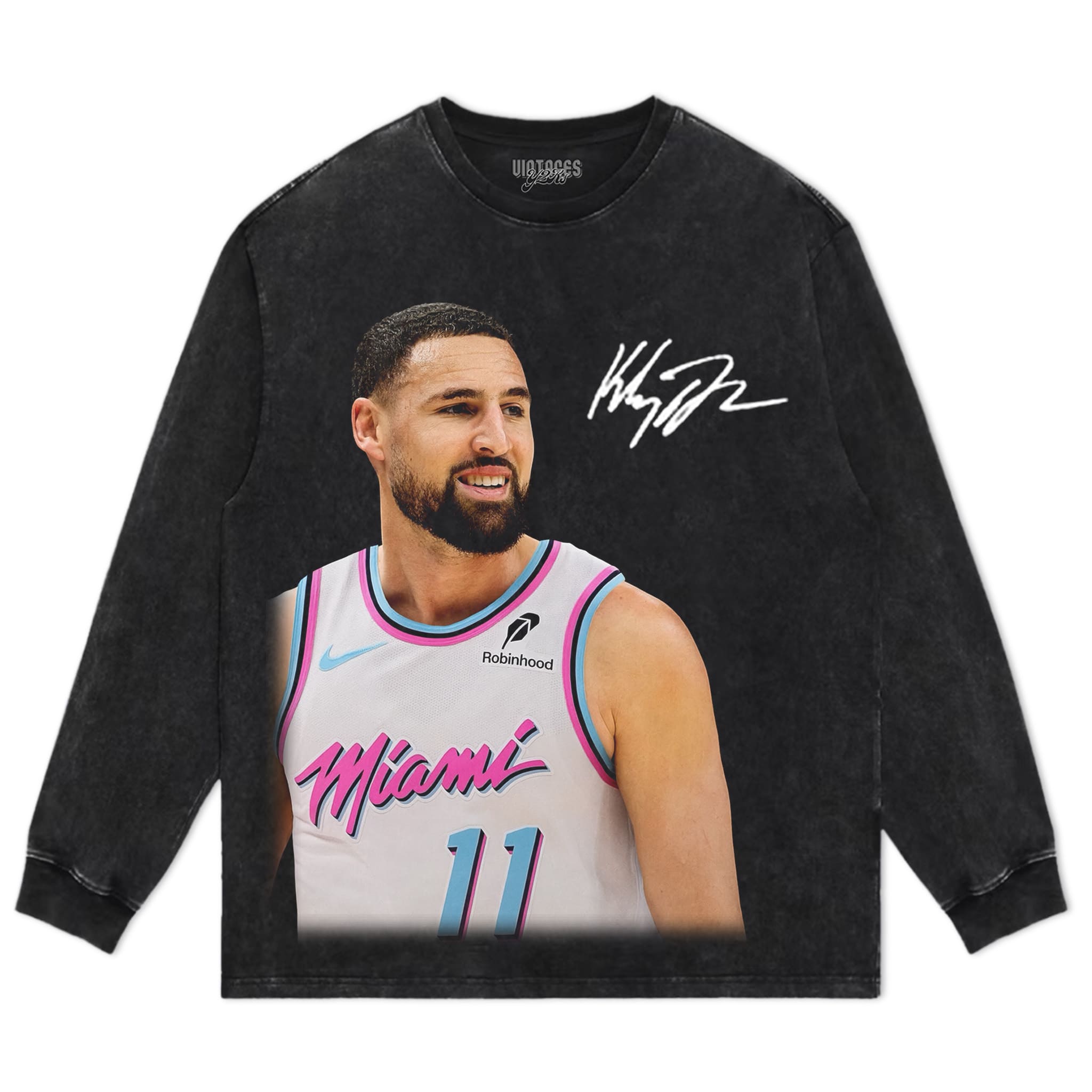 KLAY THOMPSON - MIAMI HEAT TANK TOP & TEE & LONG SLEEVE & LAYERED LS & HOODIE