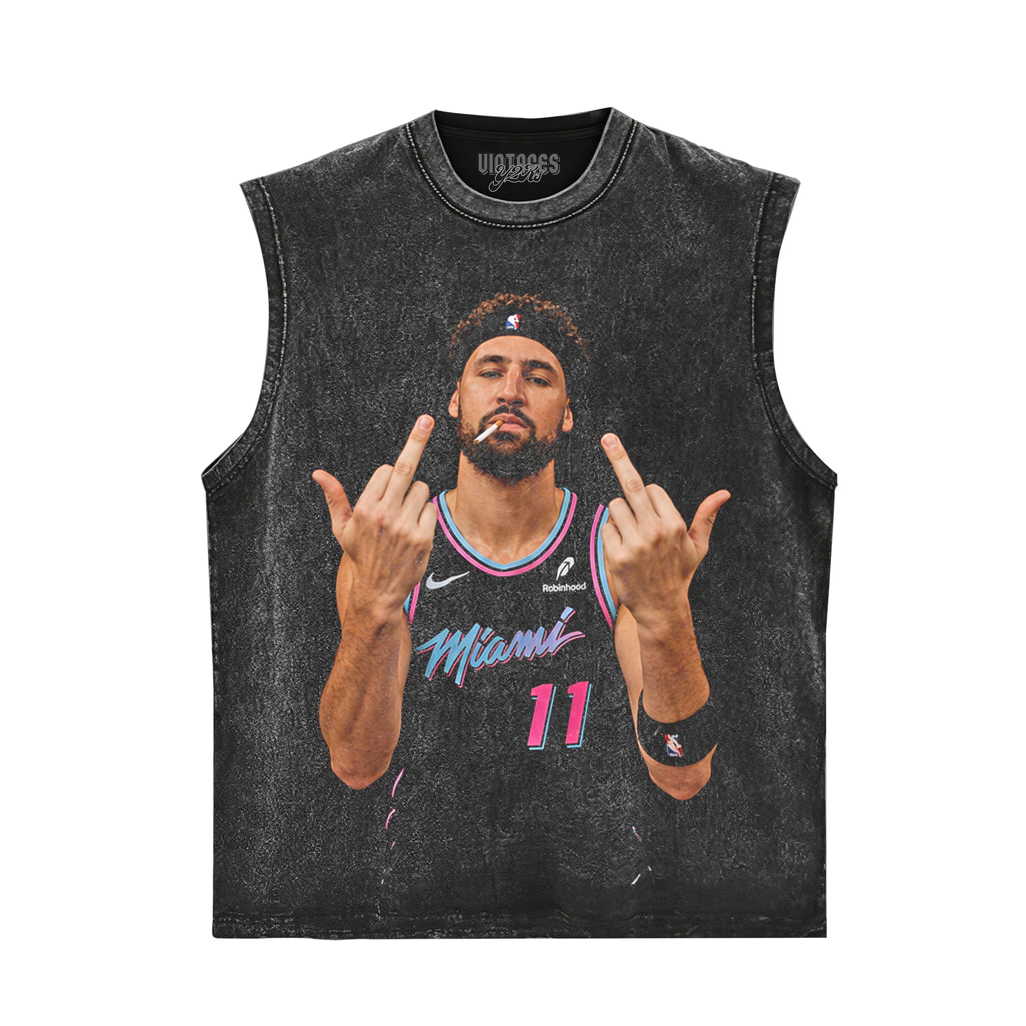 KLAY THOMPSON - MIDDLE FINGER TANK TOP & TEE & LONG SLEEVE & LAYERED LS & HOODIE
