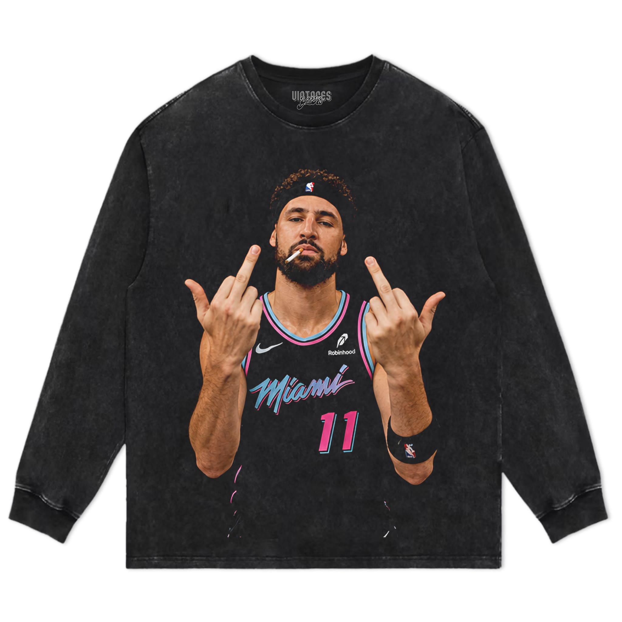 KLAY THOMPSON - MIDDLE FINGER TANK TOP & TEE & LONG SLEEVE & LAYERED LS & HOODIE