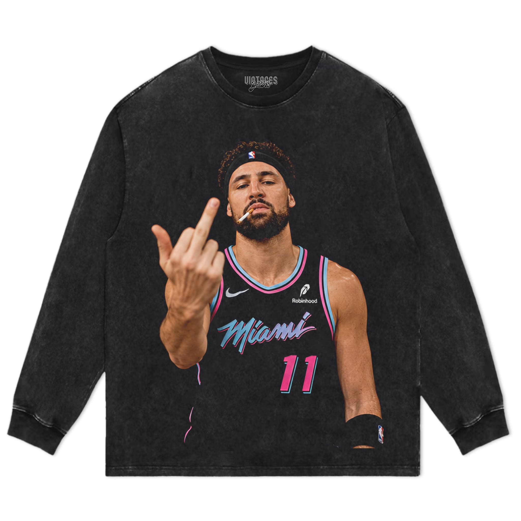 KLAY THOMPSON - MIDDLE FINGER V2 TANK TOP & TEE & LONG SLEEVE & LAYERED LS & HOODIE