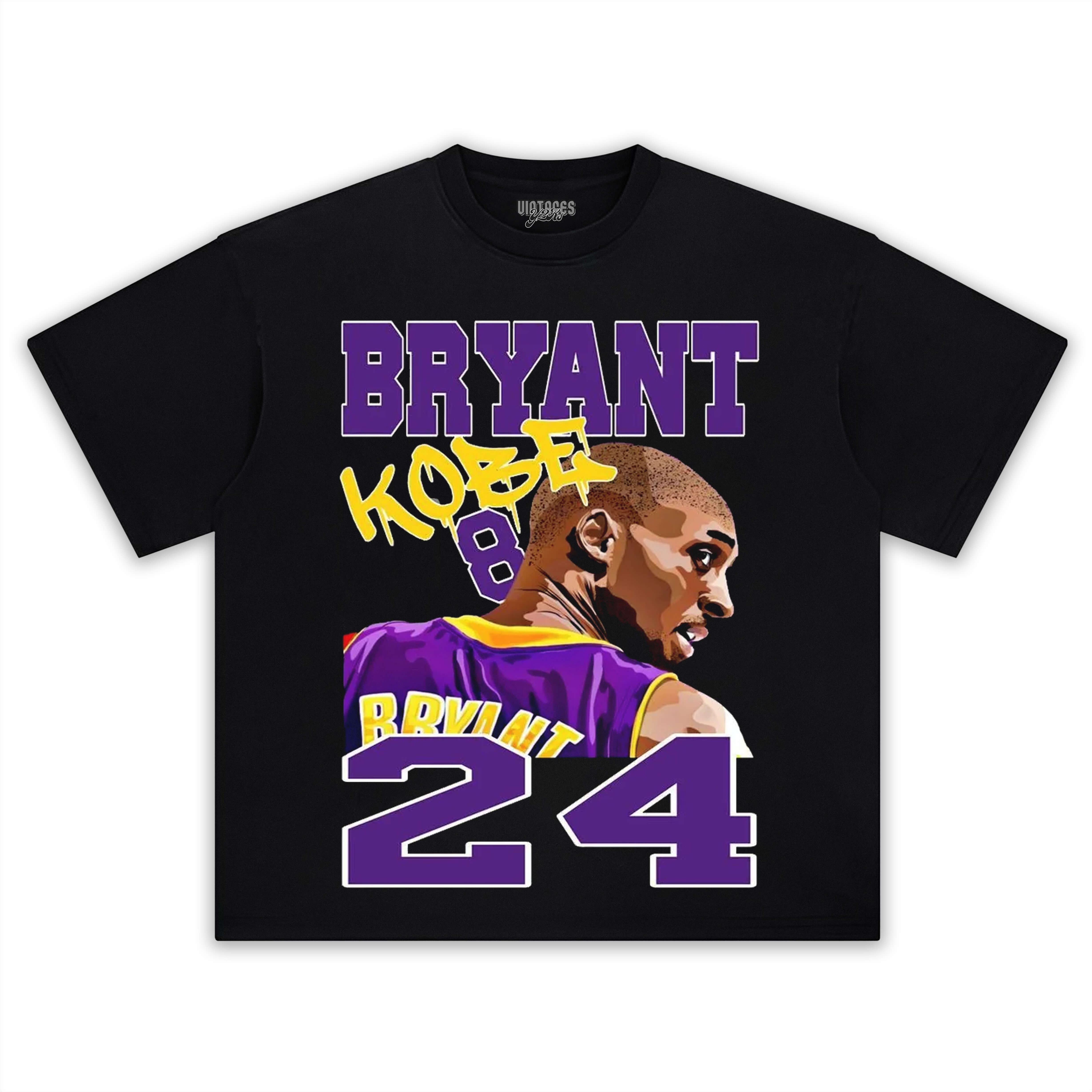 KOBE BRYANT BLACK MAMBA VINTAGE TEE V2 & LS & HOODIE