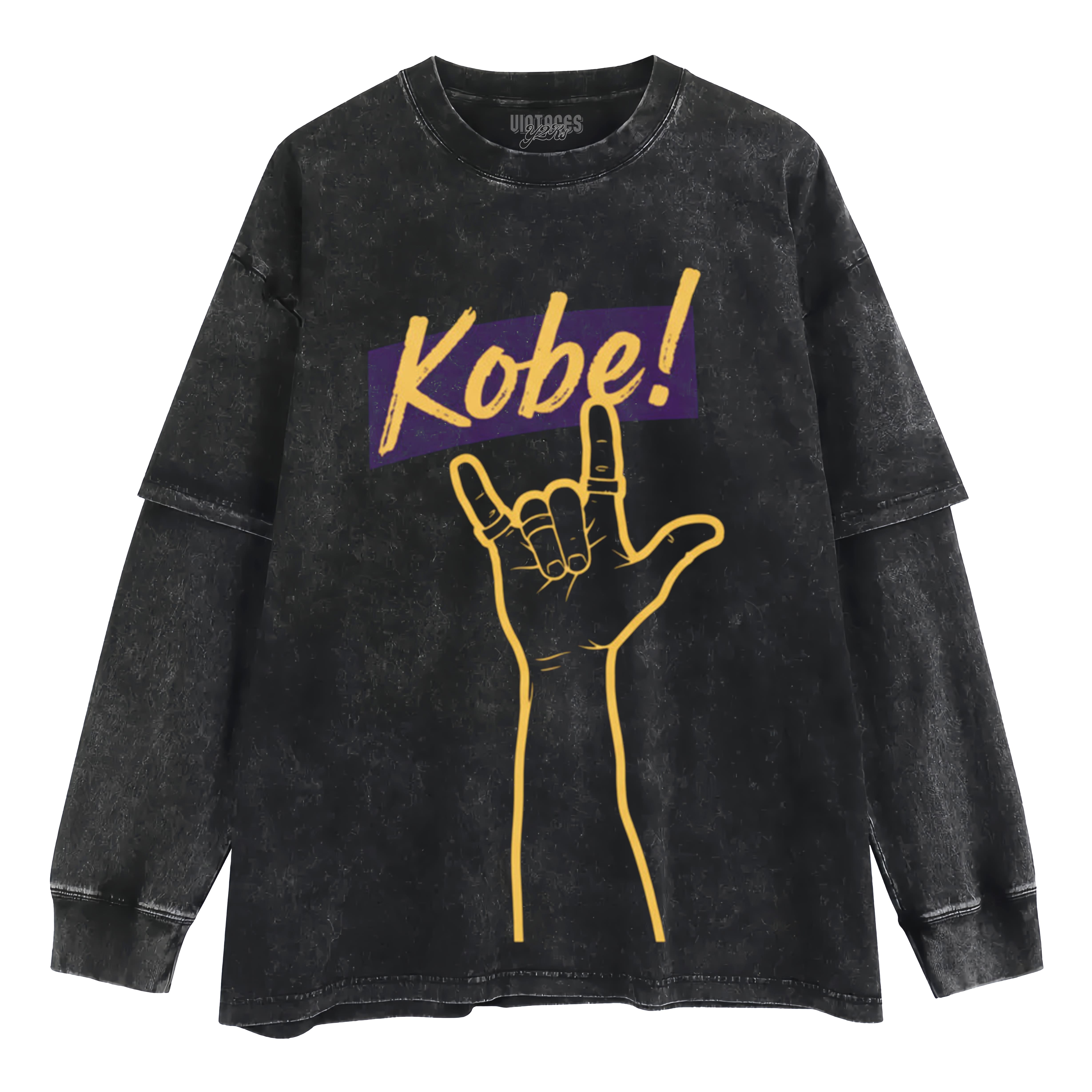 KOBE! MAMBA FOREVER KOBE BRYANT LAYERED LONG SLEEVE