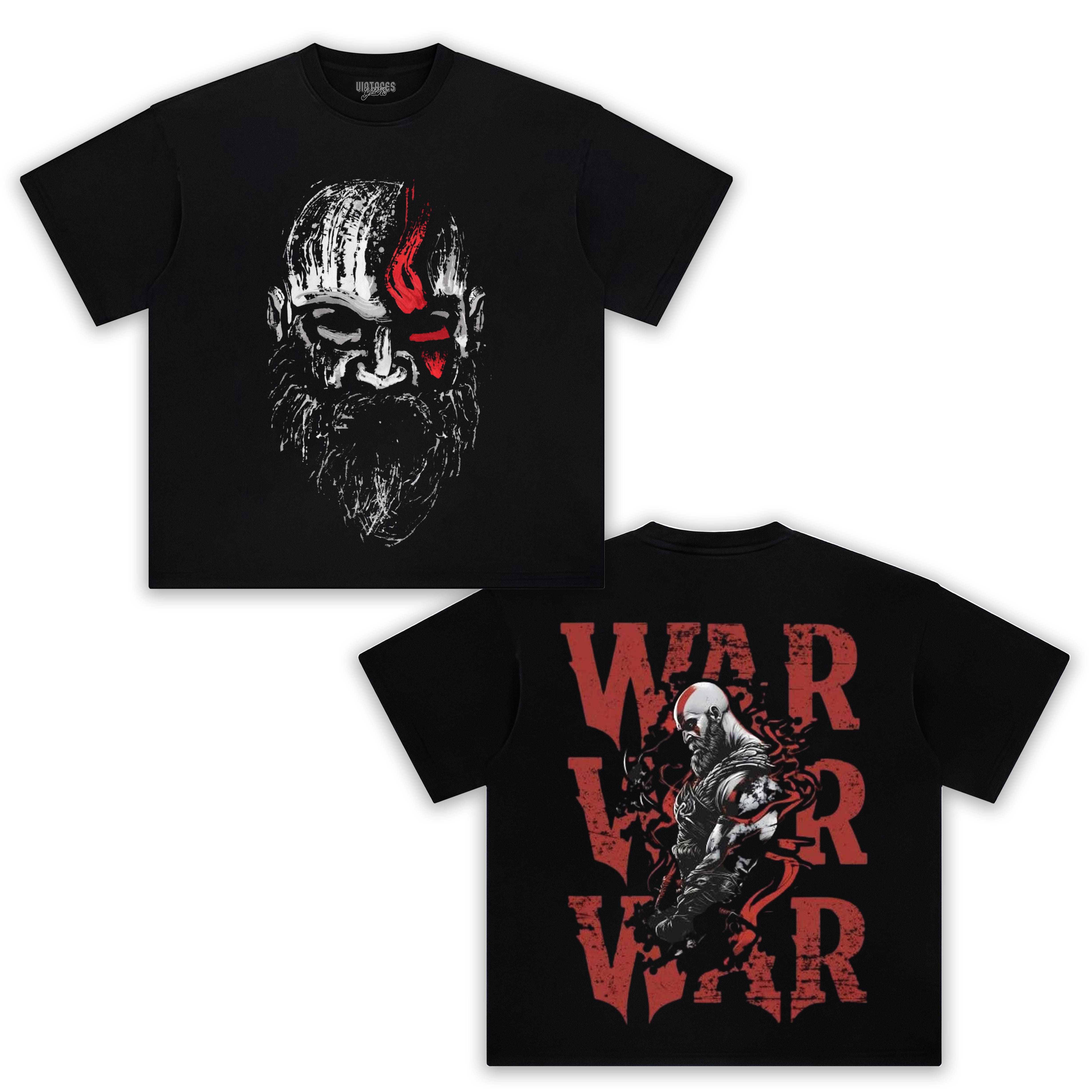 KRATOS GOD OF WAR V4 TANK TOP & TEE