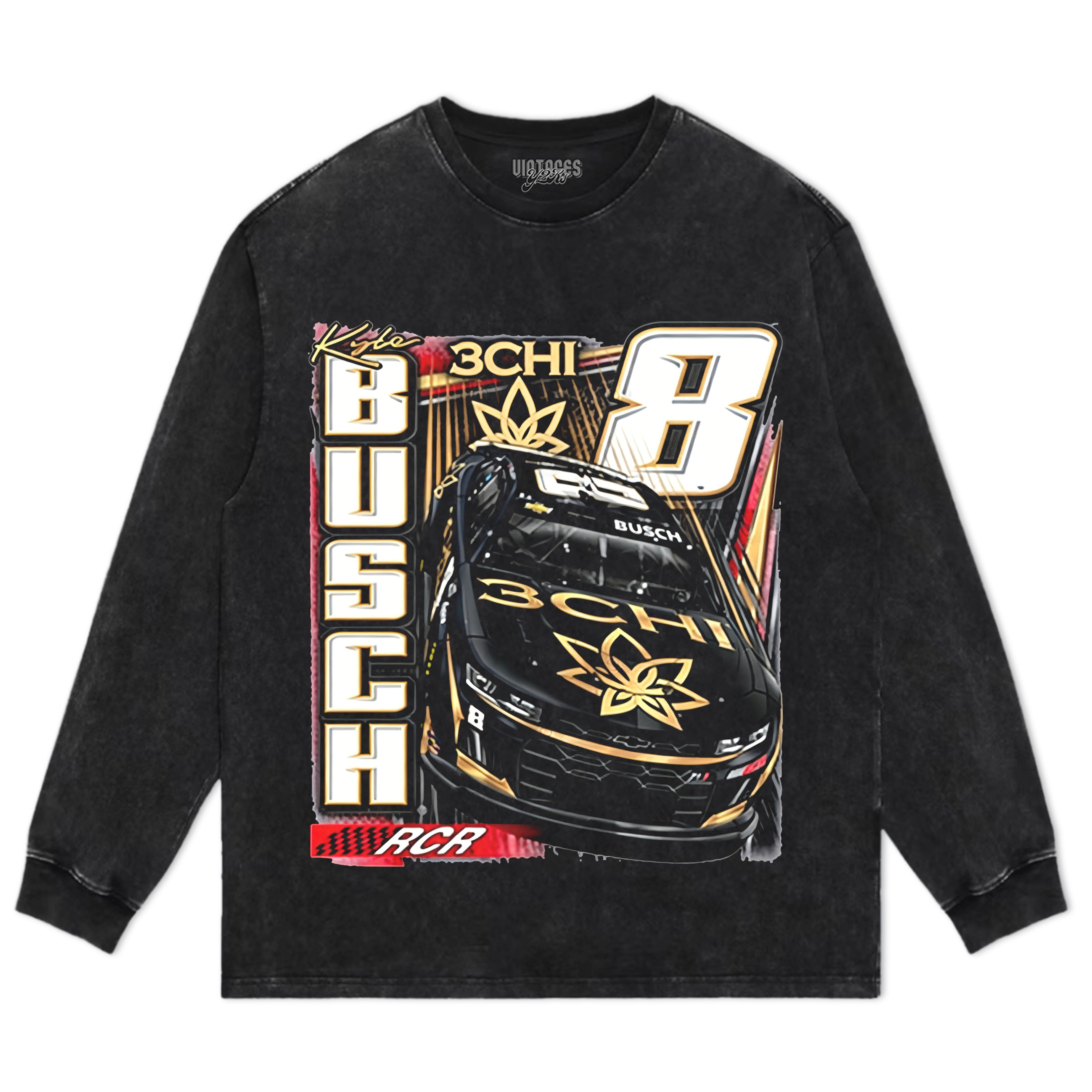 KYLE BUSCH RICHARD RACING TEAM 3CHI TANK TOP & TEE & LONG SLEEVE & LAYERED LS & HOODIE