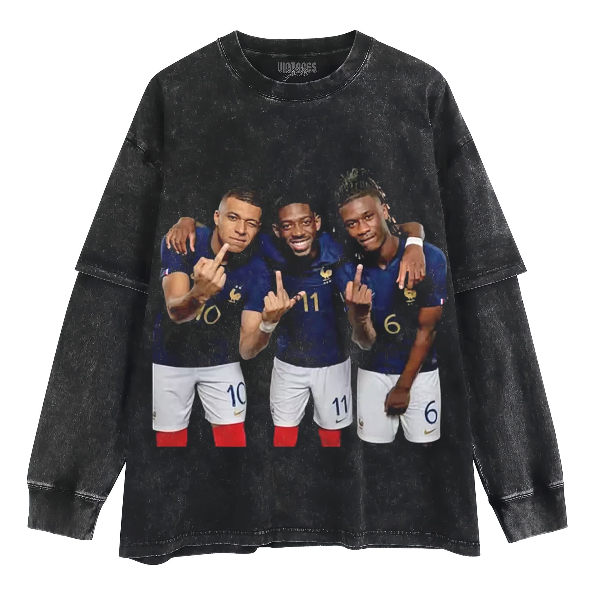 KYLIAN MBAPPÉ & MICHAEL OLISE & RAYAN CHERKI & AURÉLIEN TCHOUAMÉNI TANK TOP & TEE & LONG SLEEVE & LAYERED LS & HOODIE