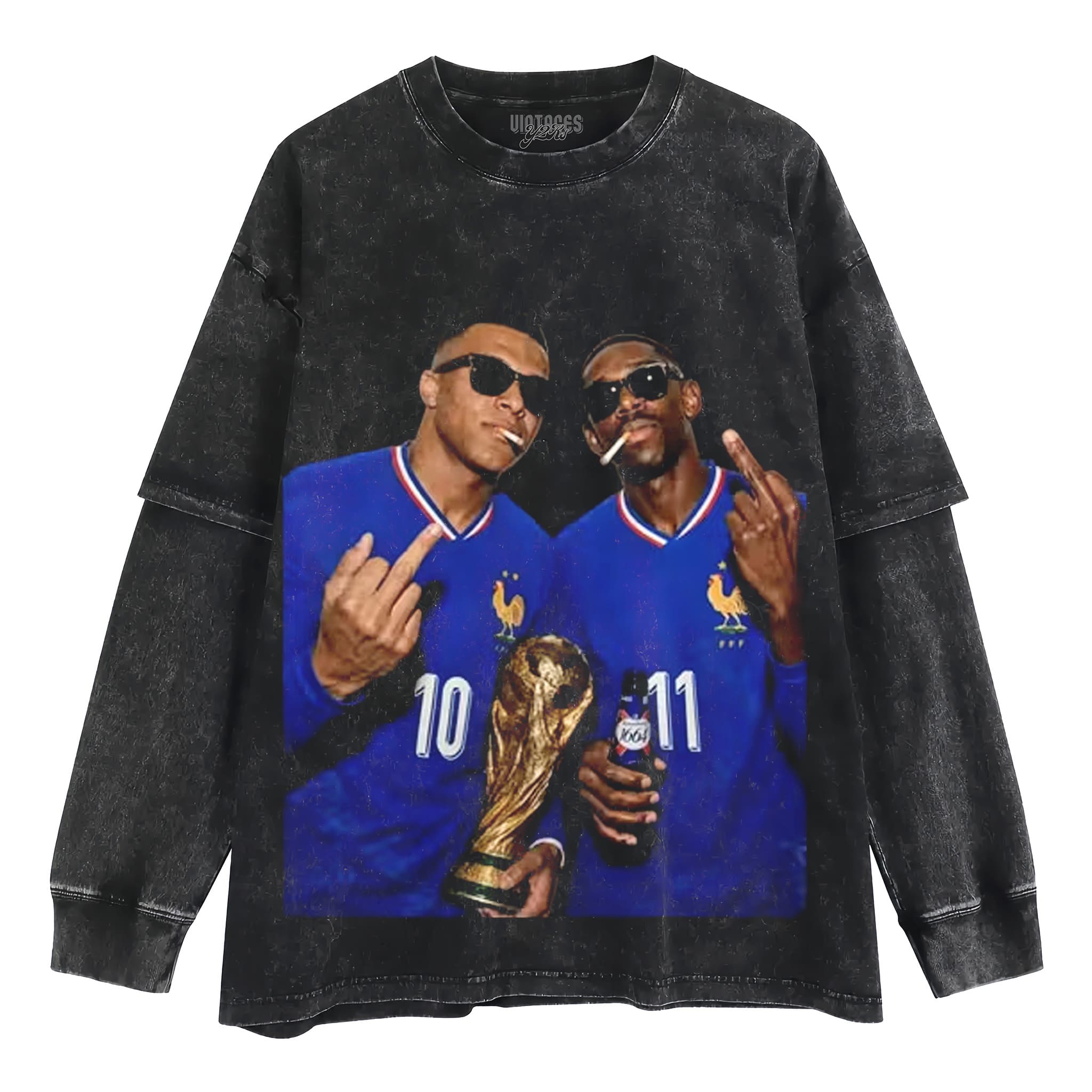 KYLIAN MBAPPÉ & OUSMANE DEMBÉLÉ FRANCE 2026 V2 TANK TOP & TEE & LONG SLEEVE & LAYERED LS & HOODIE