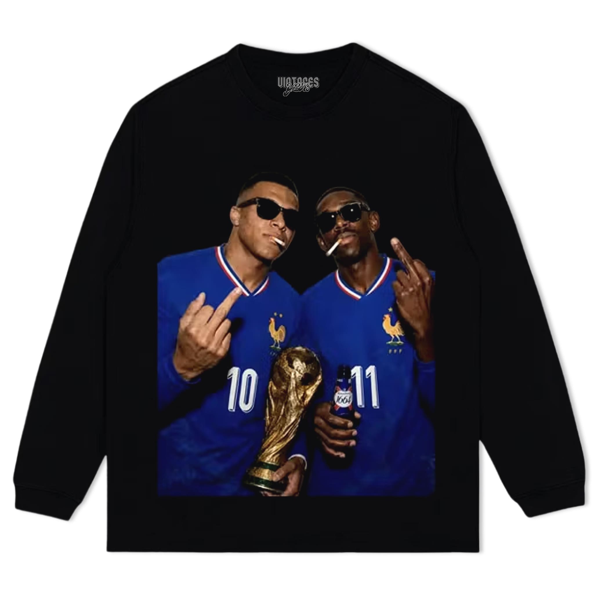 KYLIAN MBAPPÉ & OUSMANE DEMBÉLÉ FRANCE 2026 V2 TANK TOP & TEE & LONG SLEEVE & LAYERED LS & HOODIE
