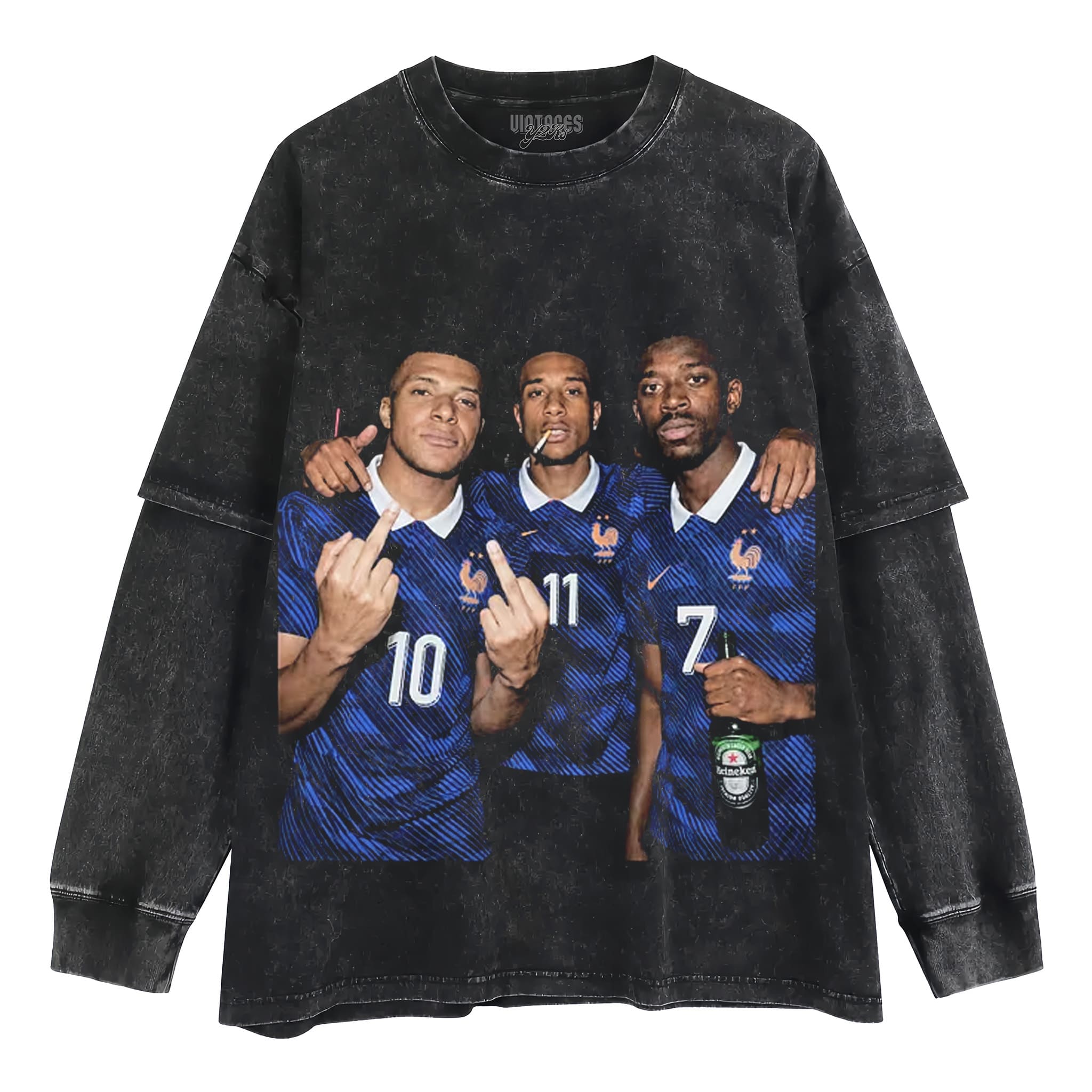 KYLIAN MBAPPE & OUSMANE DEMBELE & MICHAEL OLISE 2026 VINTAGE TANK TOP & TEE & LONG SLEEVE & LAYERED LS & HOODIE