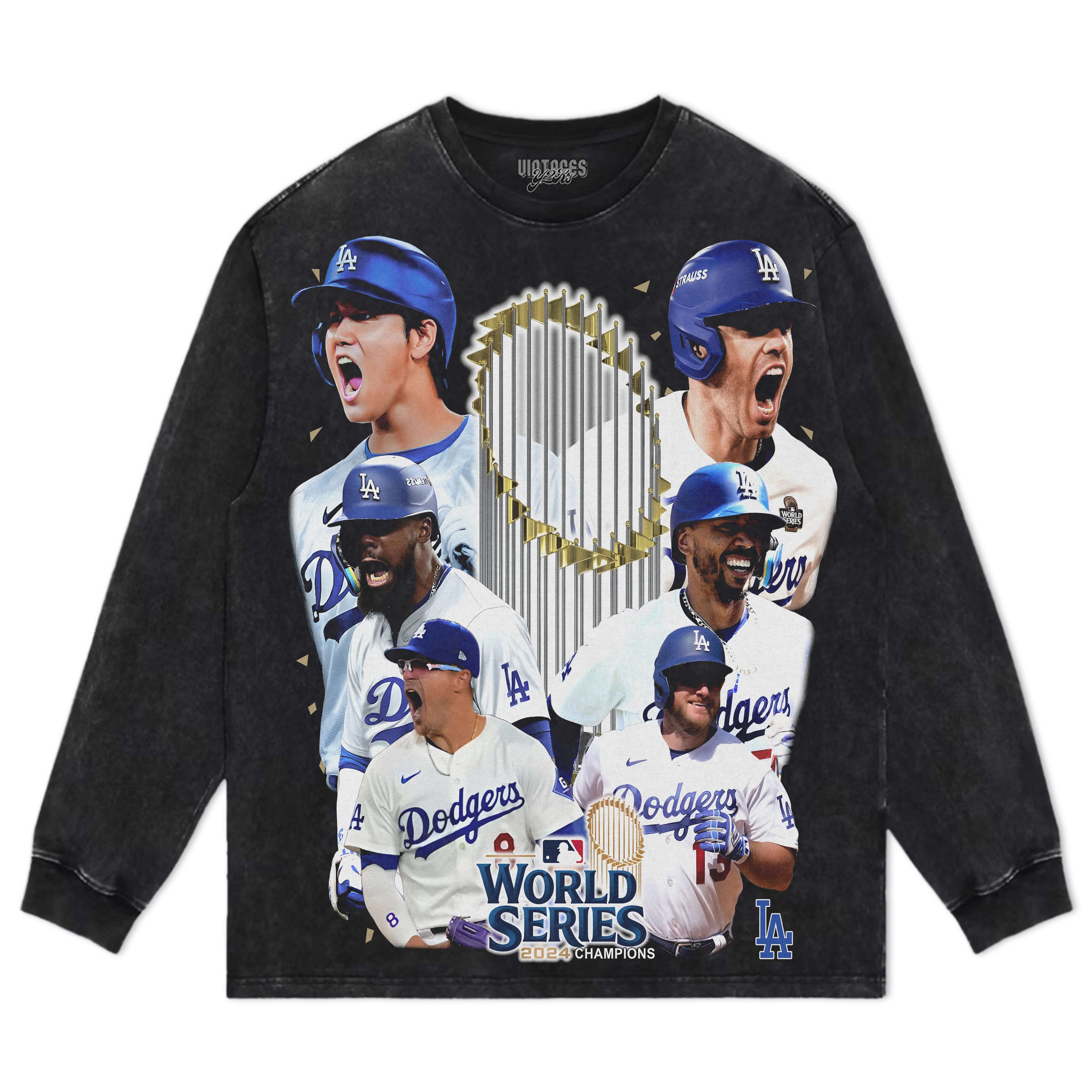 LA DODGERS WORLD SERIESCHAMPIONS 2024 GRAPHIC TEE & LS & HOODIE
