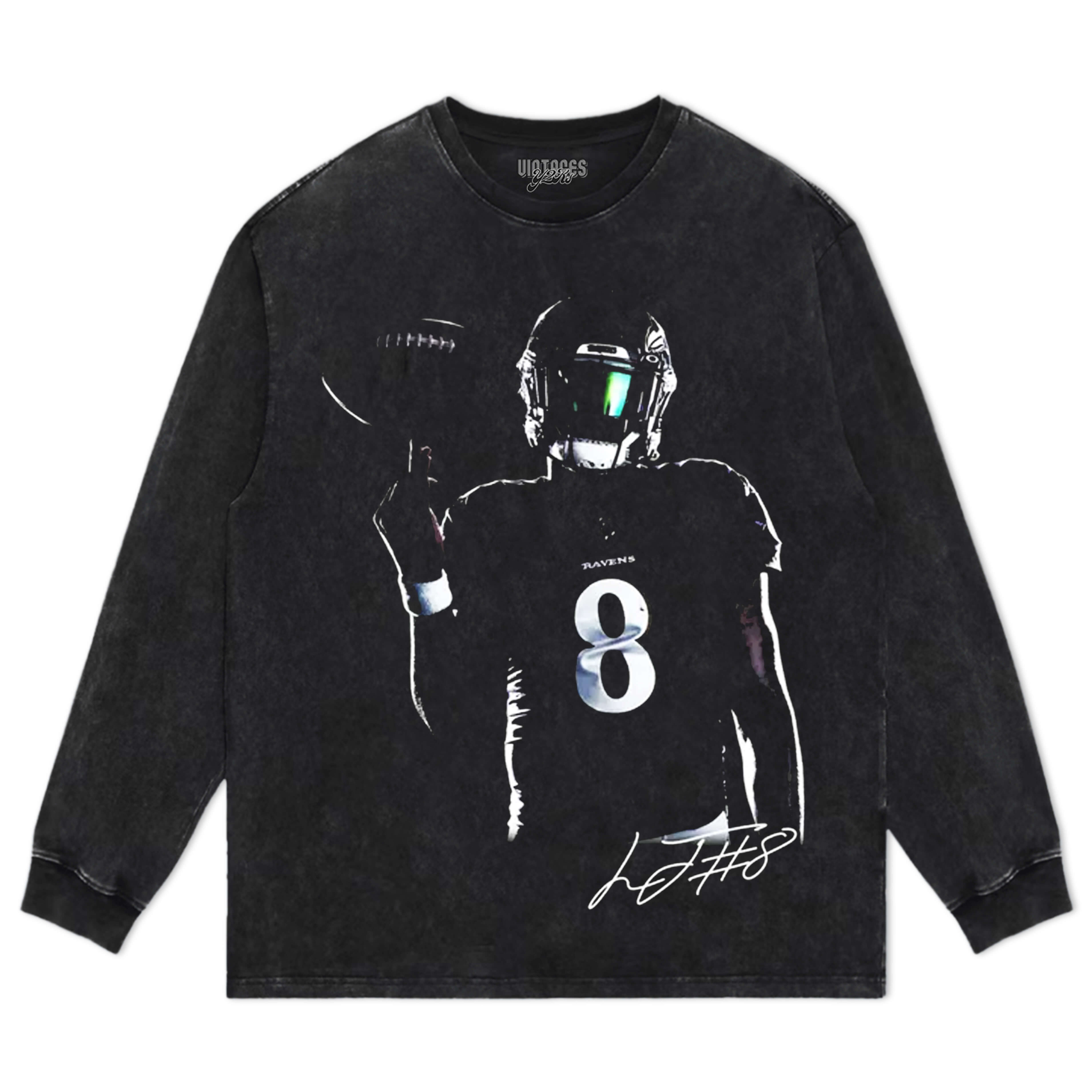 LAMAR JACKSON & RAVENS 90S VINTAGE TEE & LS & HOODIE